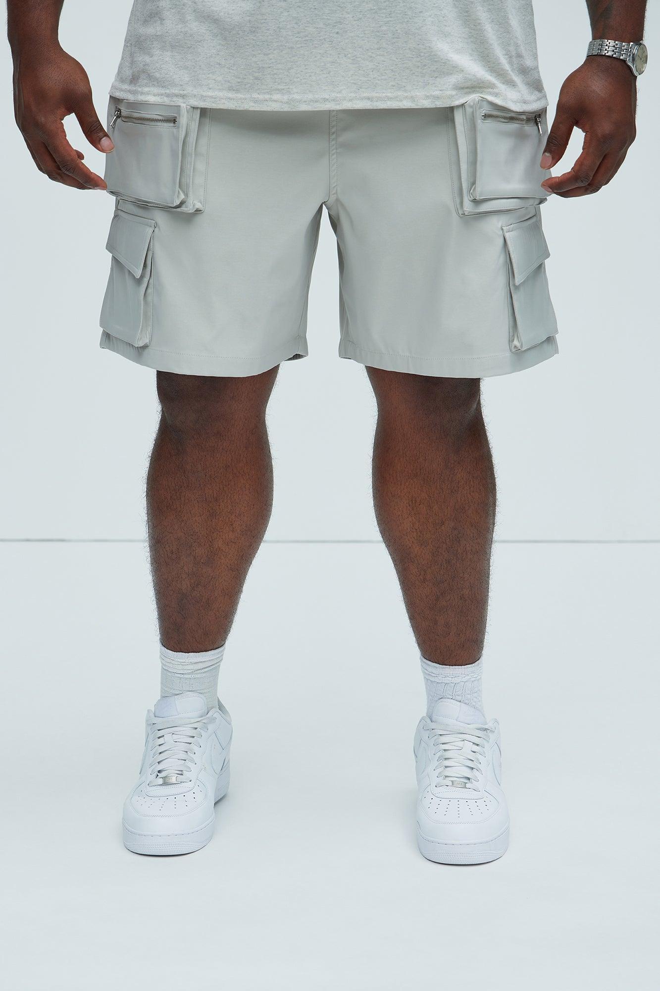 Kurt Cargo Shorts - Grey Product Image
