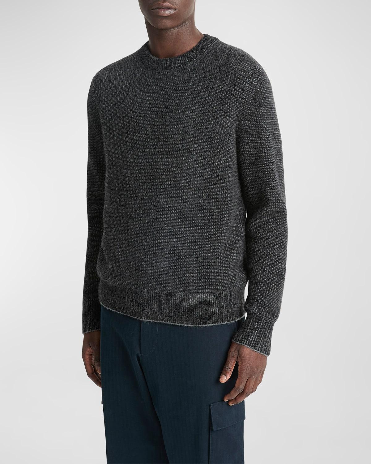 Mens Boiled Cashmere Thermal Sweater Product Image