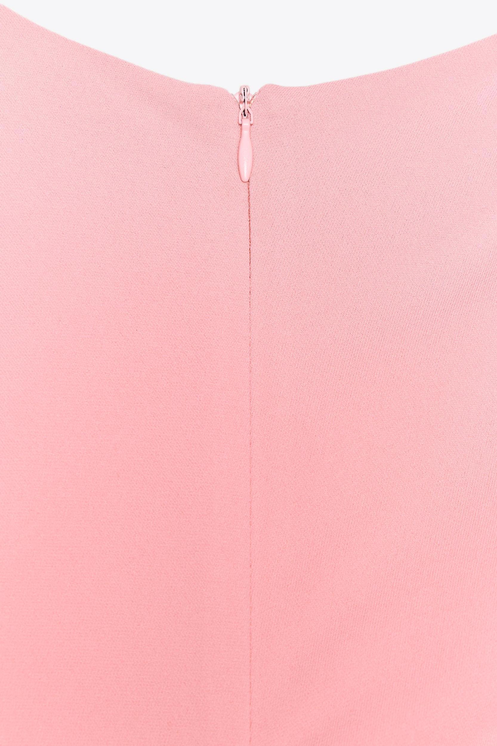 SHORT DRESS WITH RUCHING Product Image