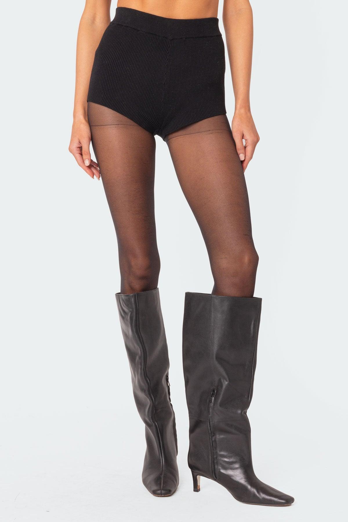 Marcus High Neck Knit Crop Top Product Image