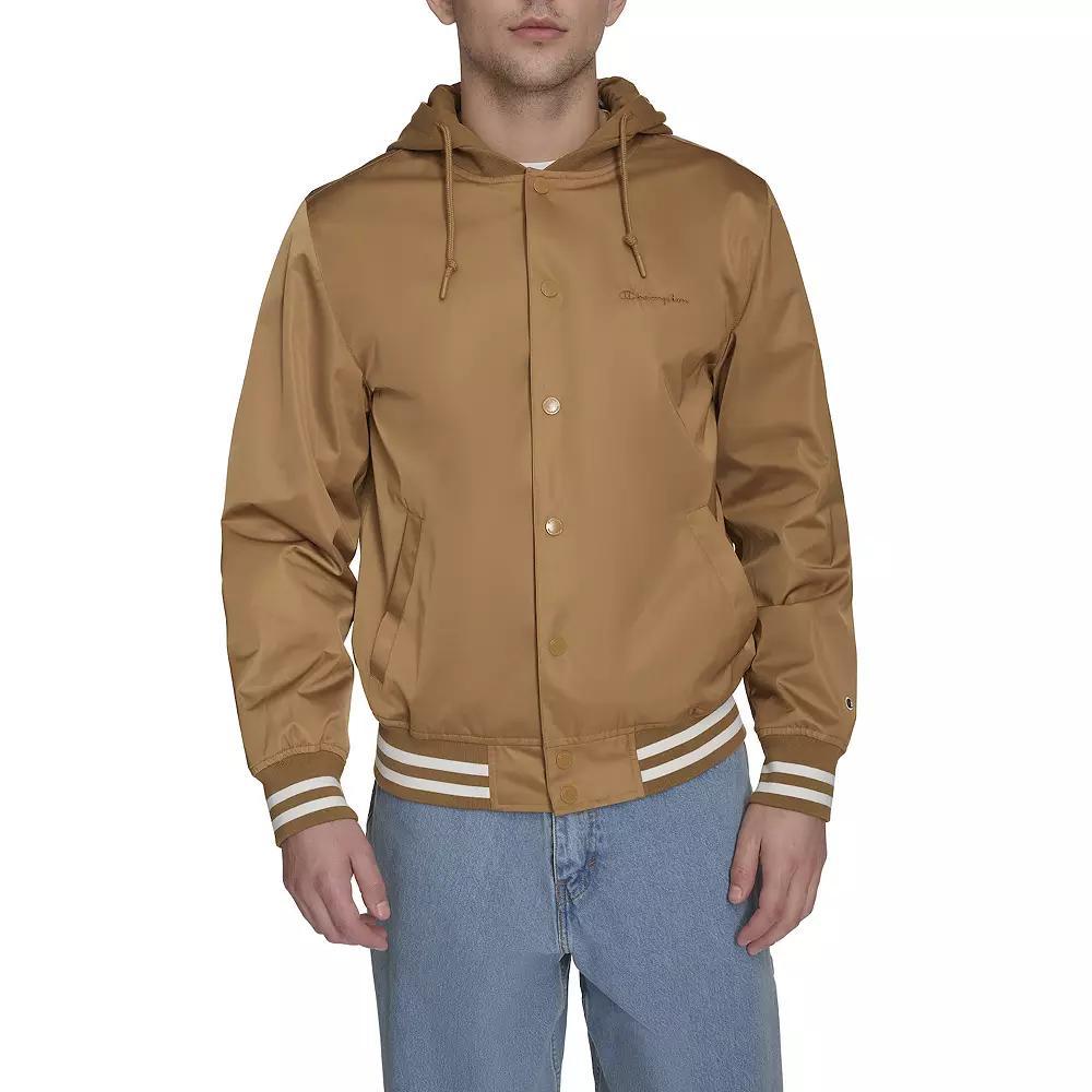 Men's Champion® Hooded Varsity Jacket,  Product Image