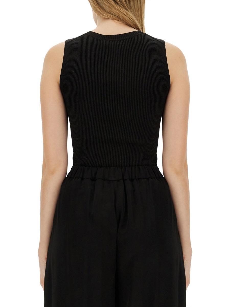 FABIANA FILIPPI Knitted Tops In Black Product Image