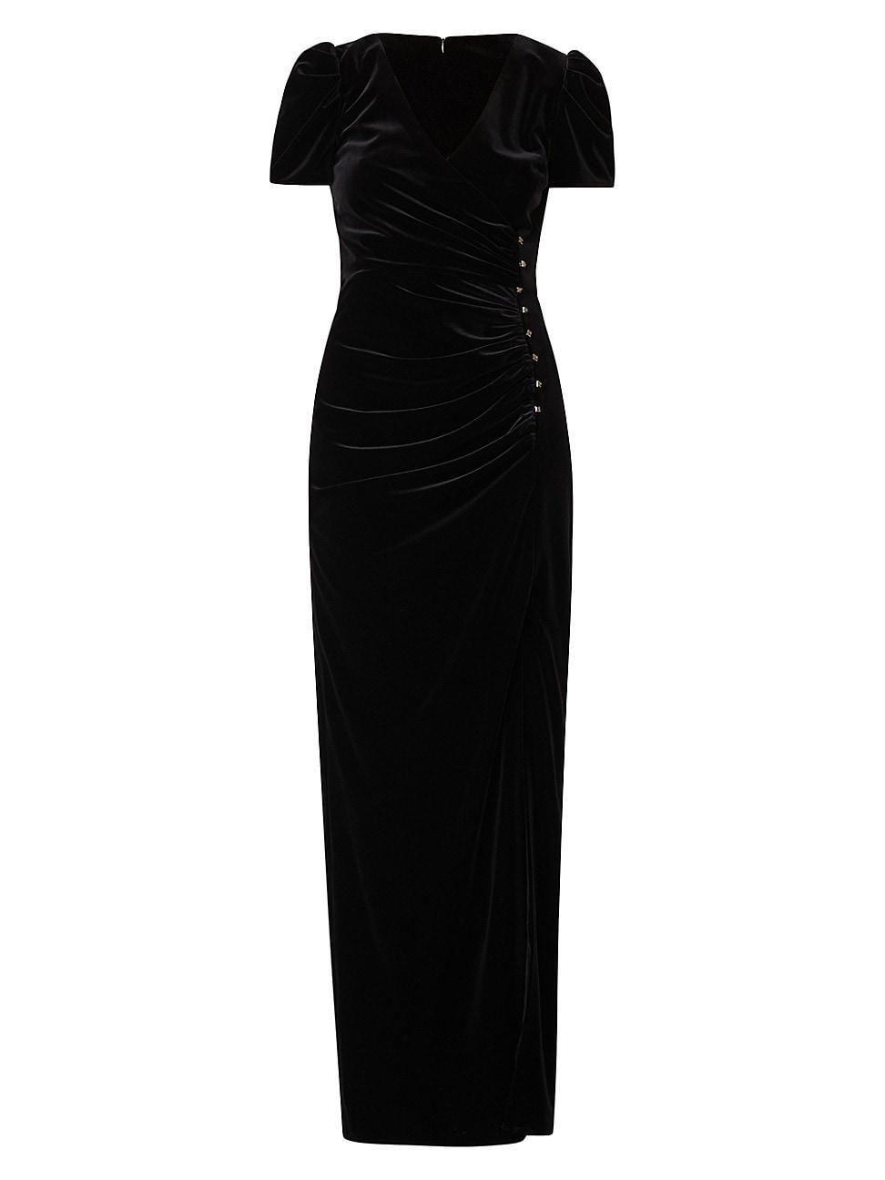 Womens Ada Velvet Studden Column Dress Product Image