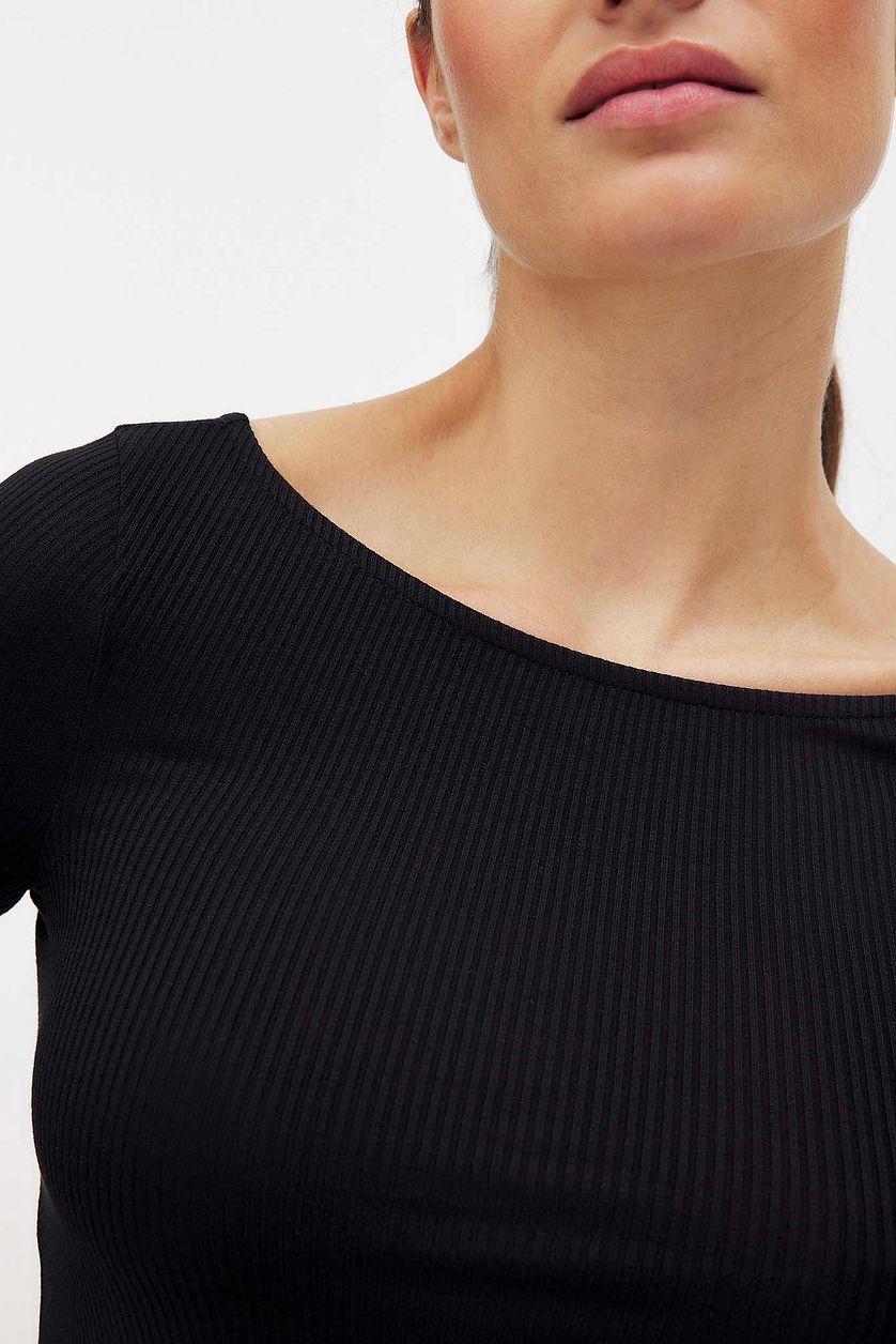 Boat Neck Rib Top Product Image