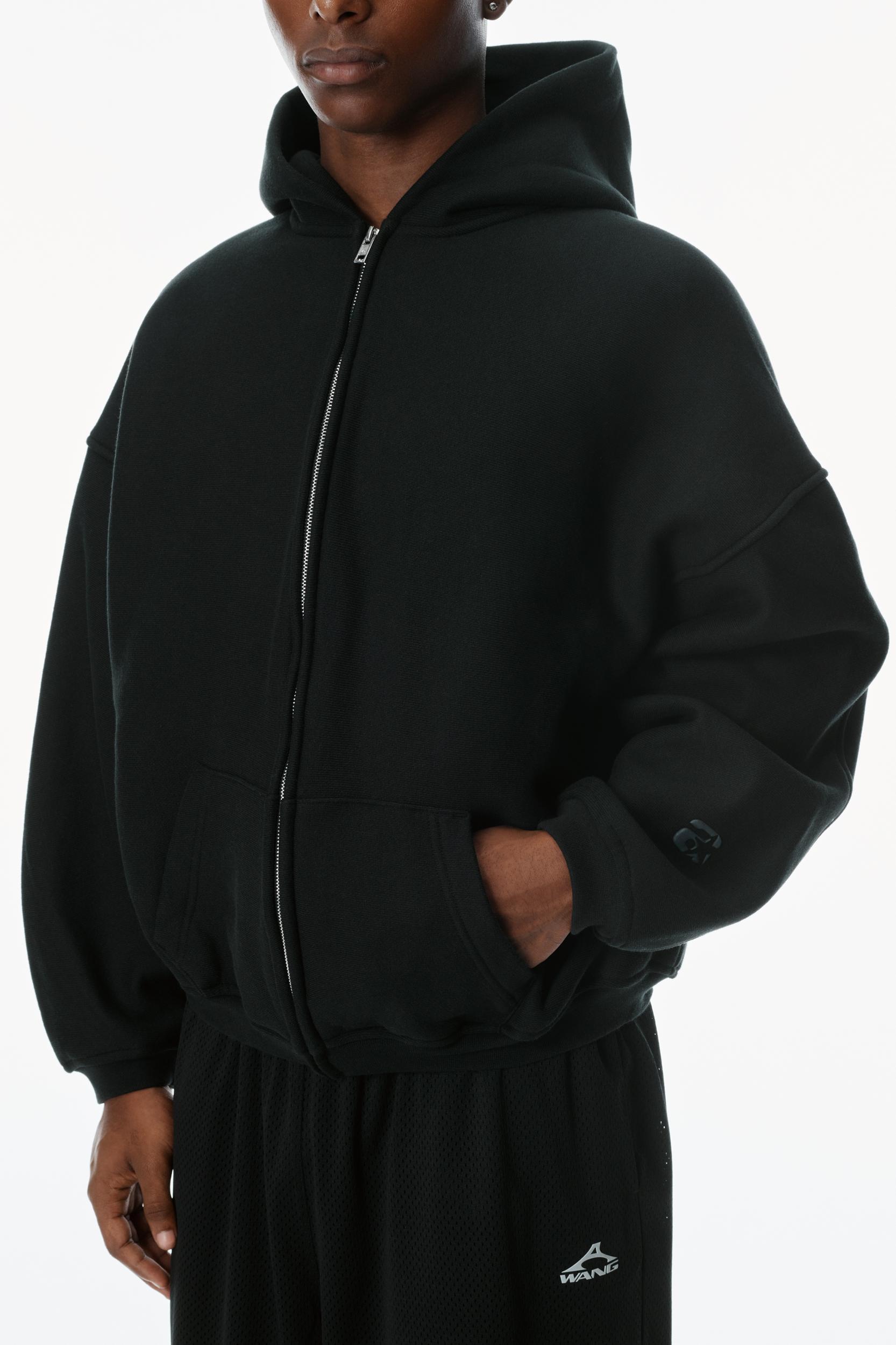 Star Zip Up Hoodie In Dense Fleece Product Image