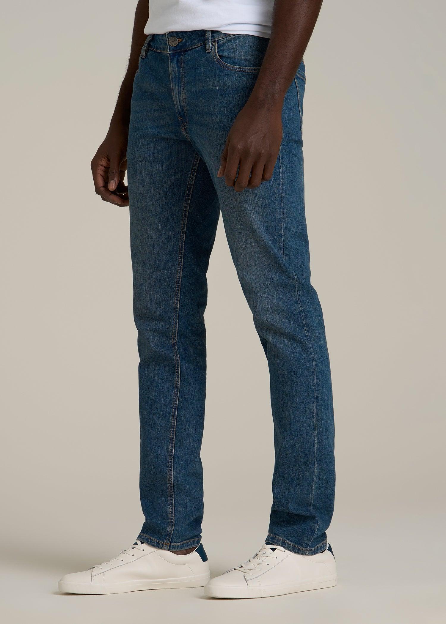 Carman TAPERED Jeans for Tall Men in Worn Blue Male Product Image