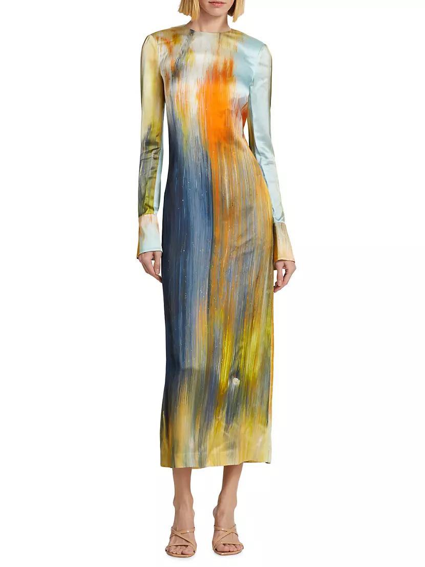 Abstract Marocaine Midi-Dress Product Image