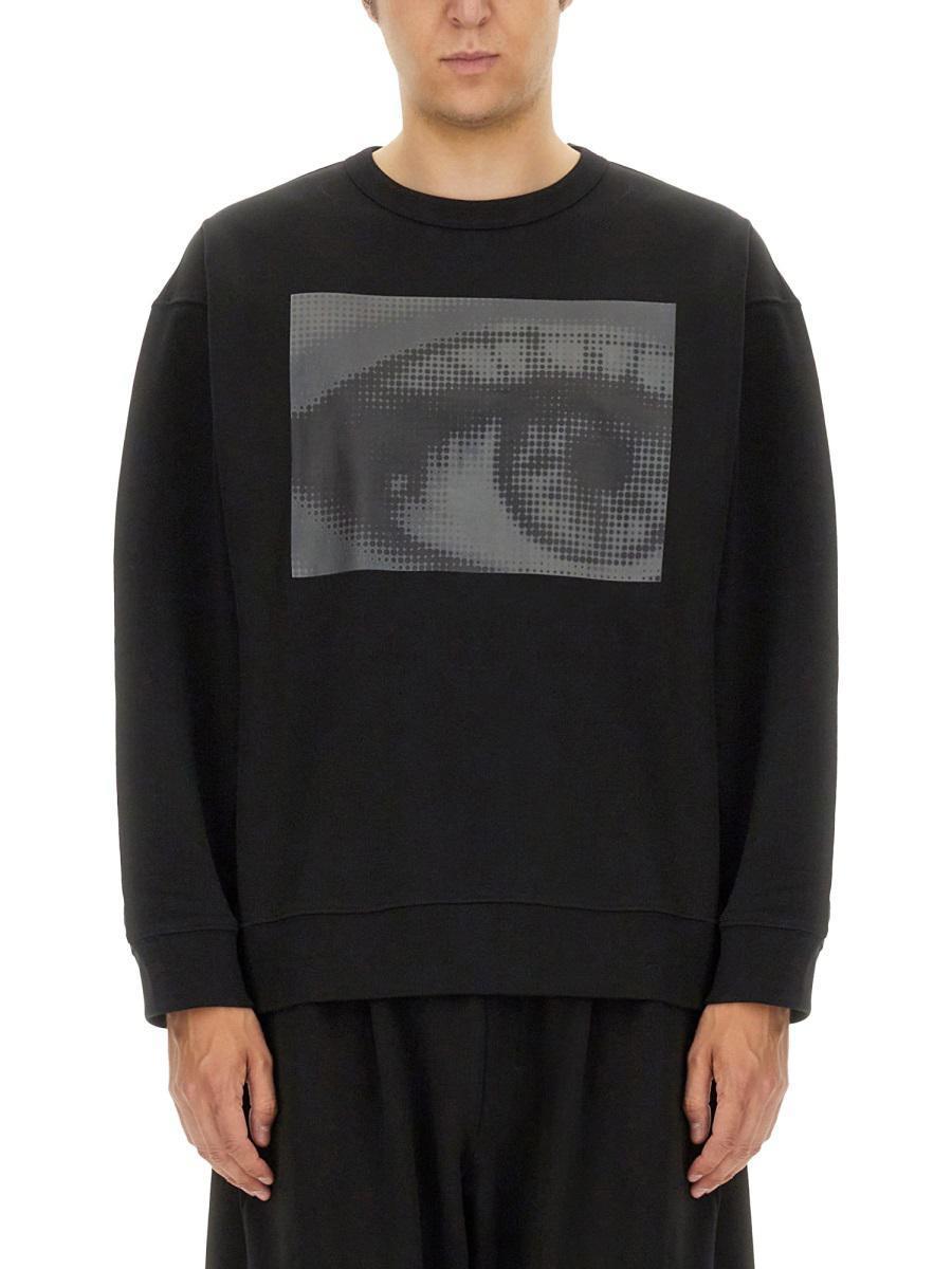 DRIES VAN NOTEN Sweatshirt With Print In Black Product Image