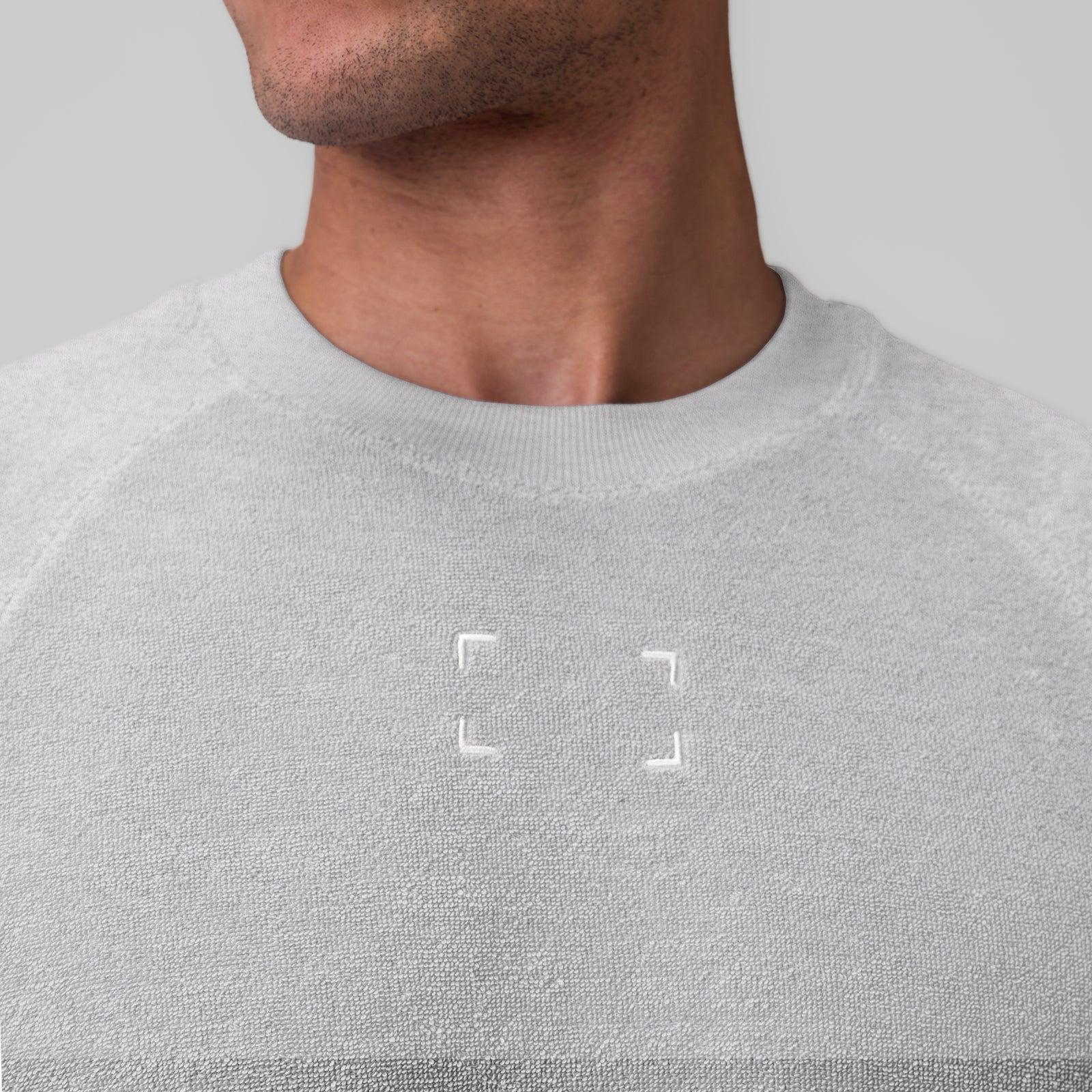 1092. Towel Terry Cutoff - Heather Grey Product Image