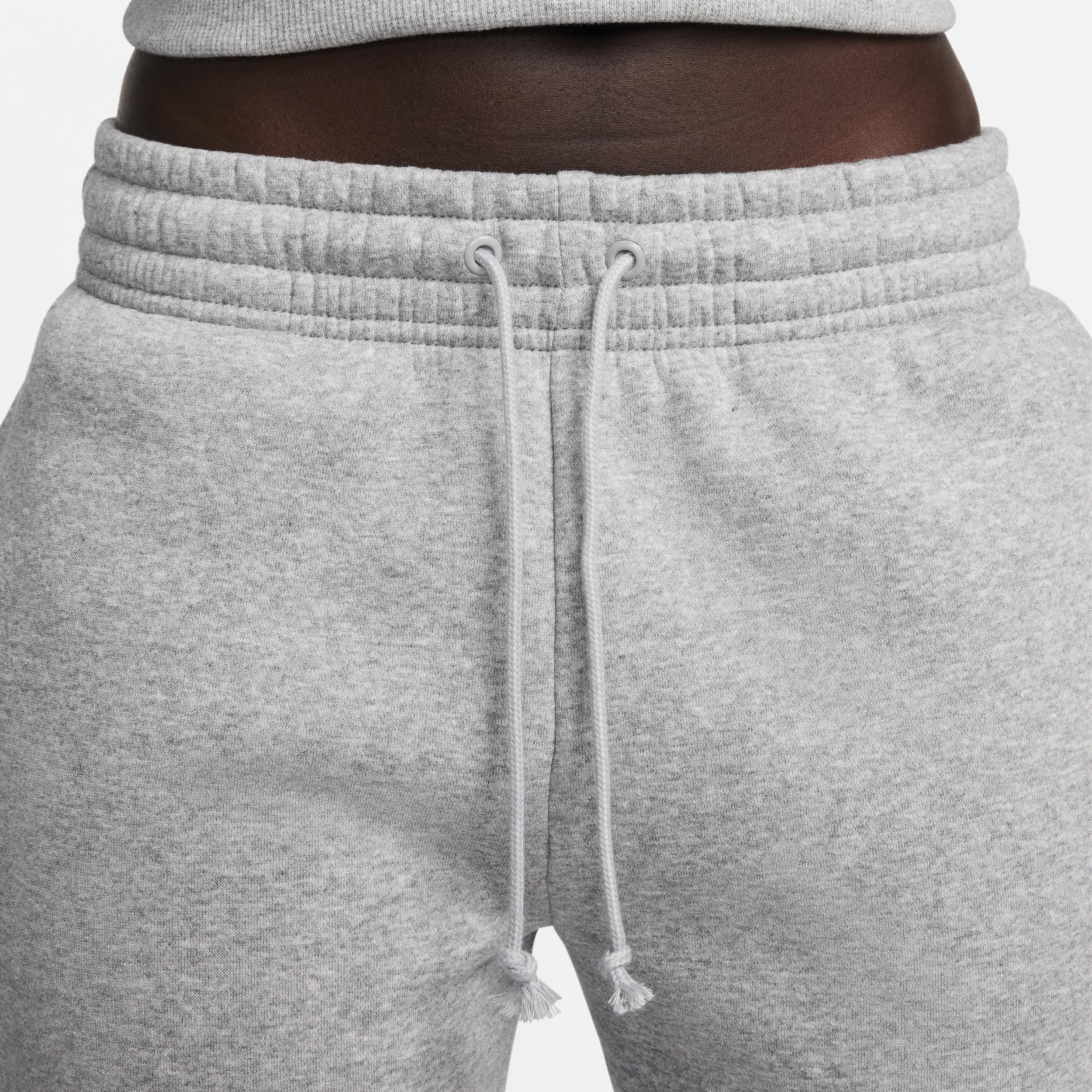 Womens Nike Sportswear Phoenix Fleece Mid-Rise Sweatpants | FZ7626-063 Product Image