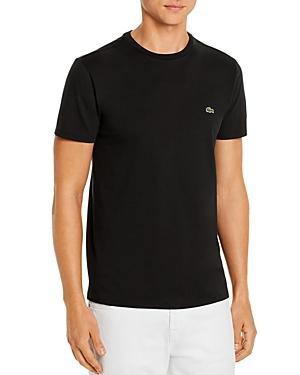 Lacoste Crew Neck Pima Cotton Jersey T-Shirt Black XL Product Image