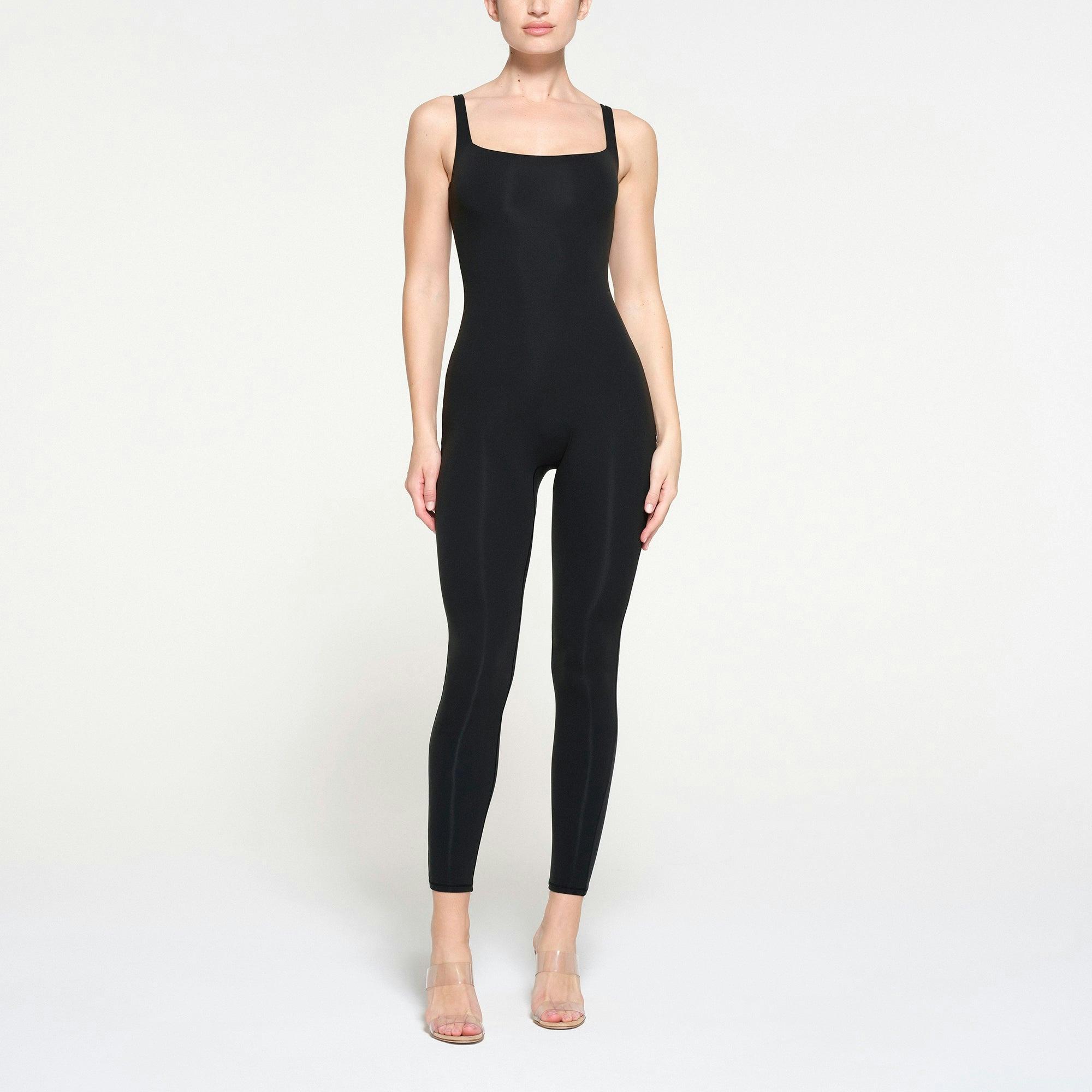 FITS EVERYBODY SQUARE NECK LOW BACK CATSUIT | ONYX Product Image