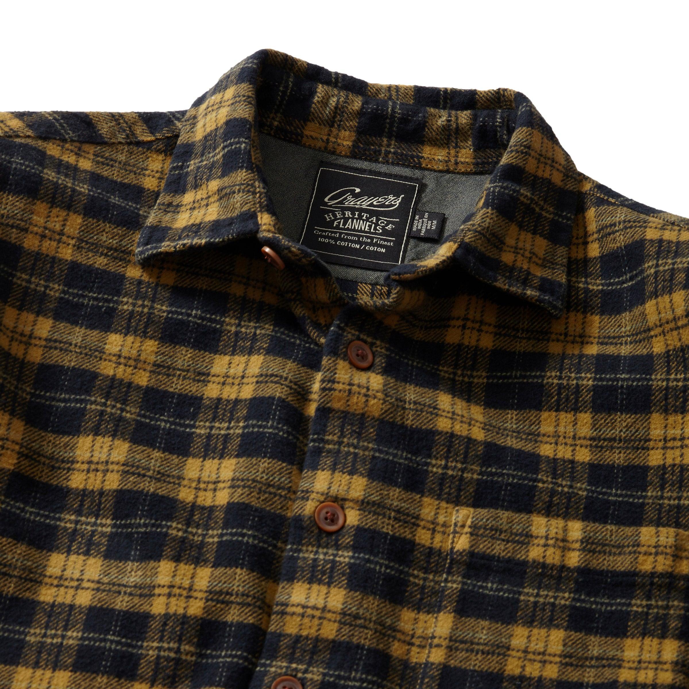 Carson Heritage Flannel - Honey Mustard Plaid Product Image