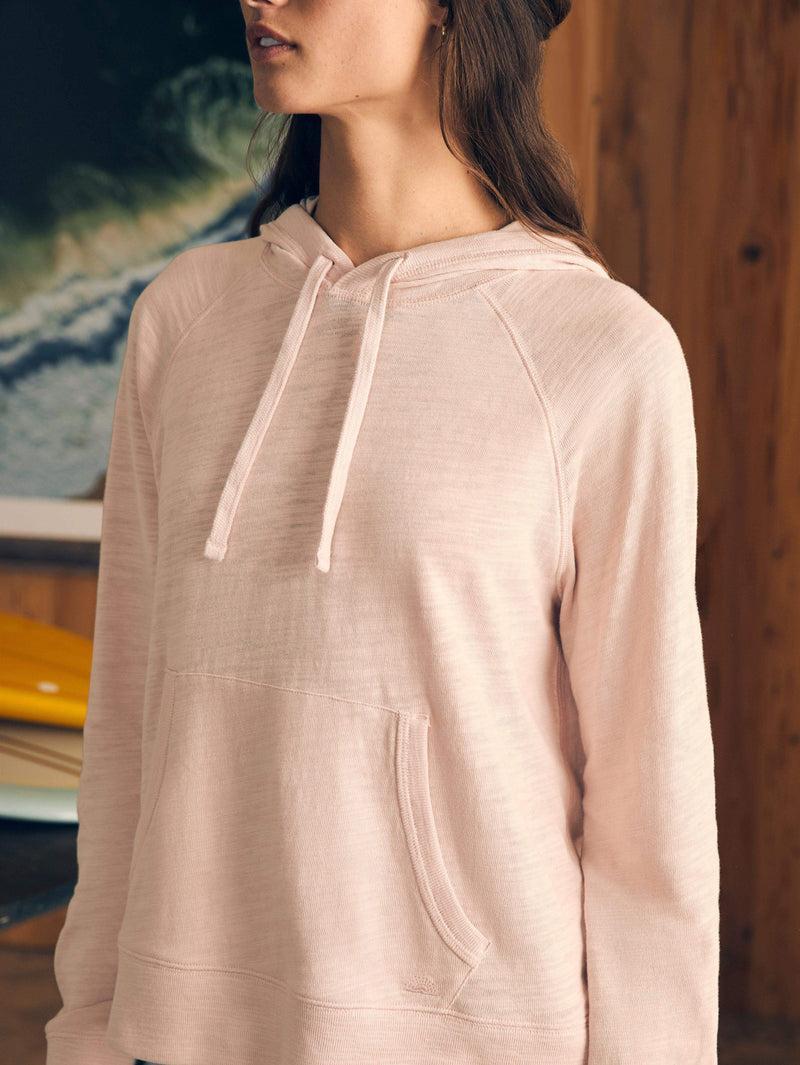 Sunwashed Slub Hoodie - Peach Whip Product Image