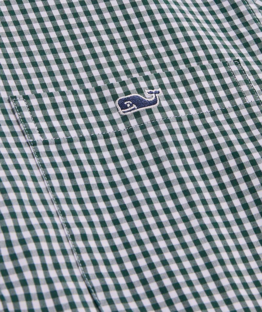 Stretch Poplin Gingham Shirt Product Image