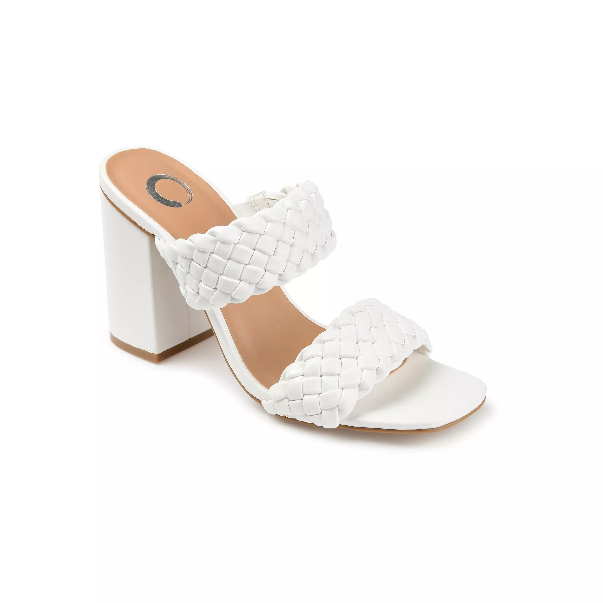 Journee Melissa Women's Dress Sandals, Size: 11, White Product Image