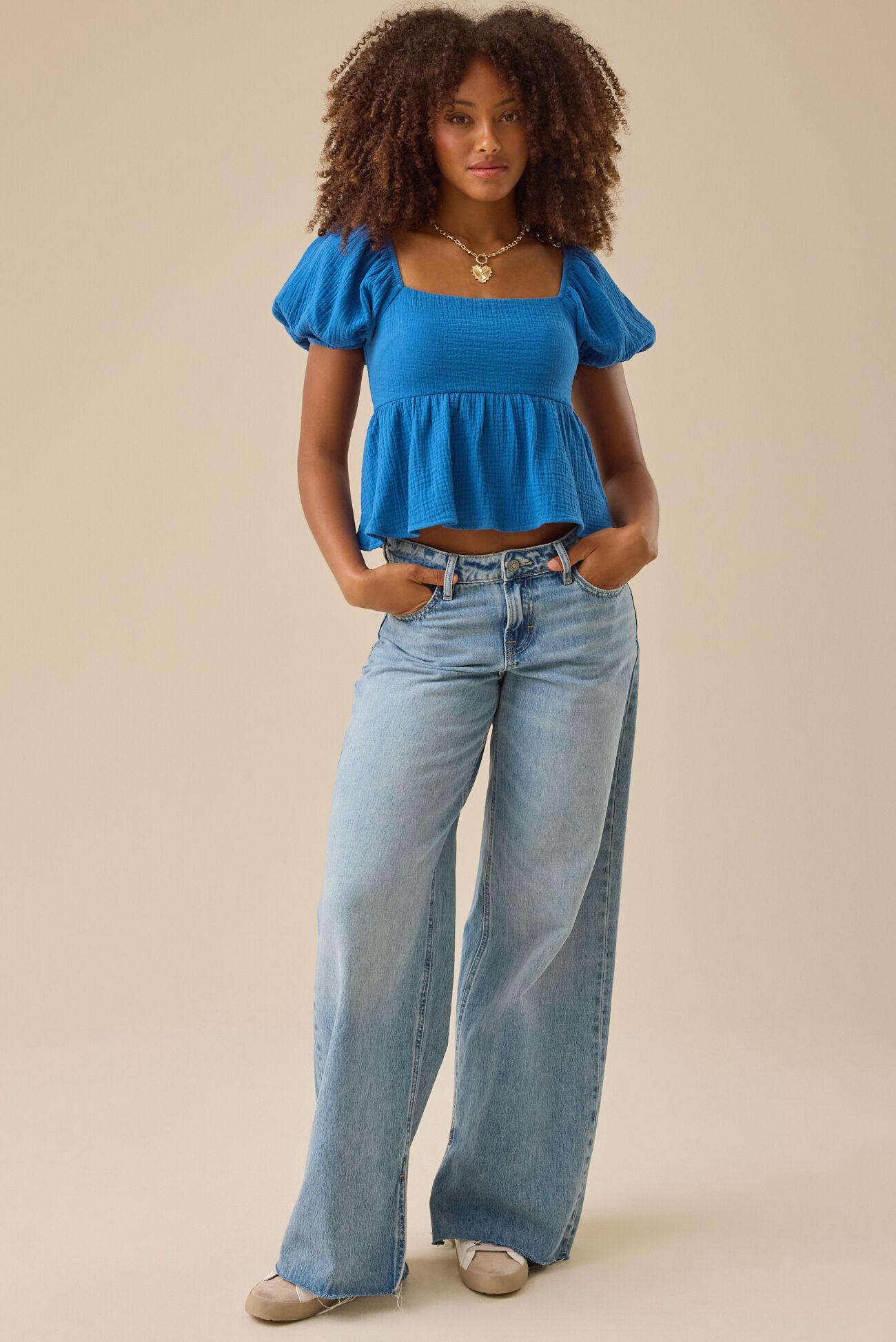 Nia Tie Back Babydoll Top Product Image