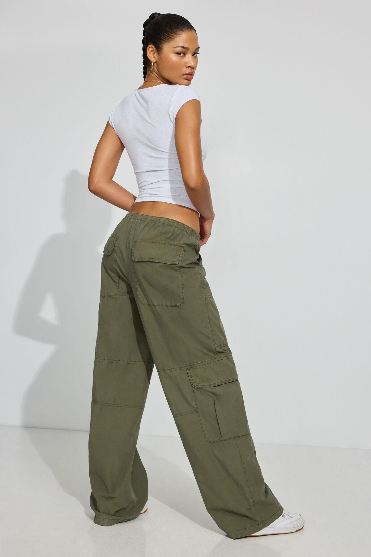 Poplin Extreme Baggy Cargo Pants Product Image