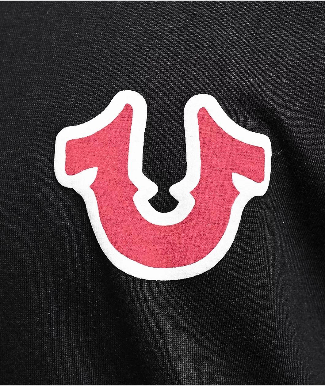 True Religion TR Buddha Black T-Shirt Product Image