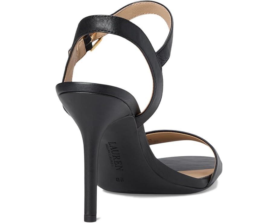 Allie Pave-Buckle Satin Sandals Product Image