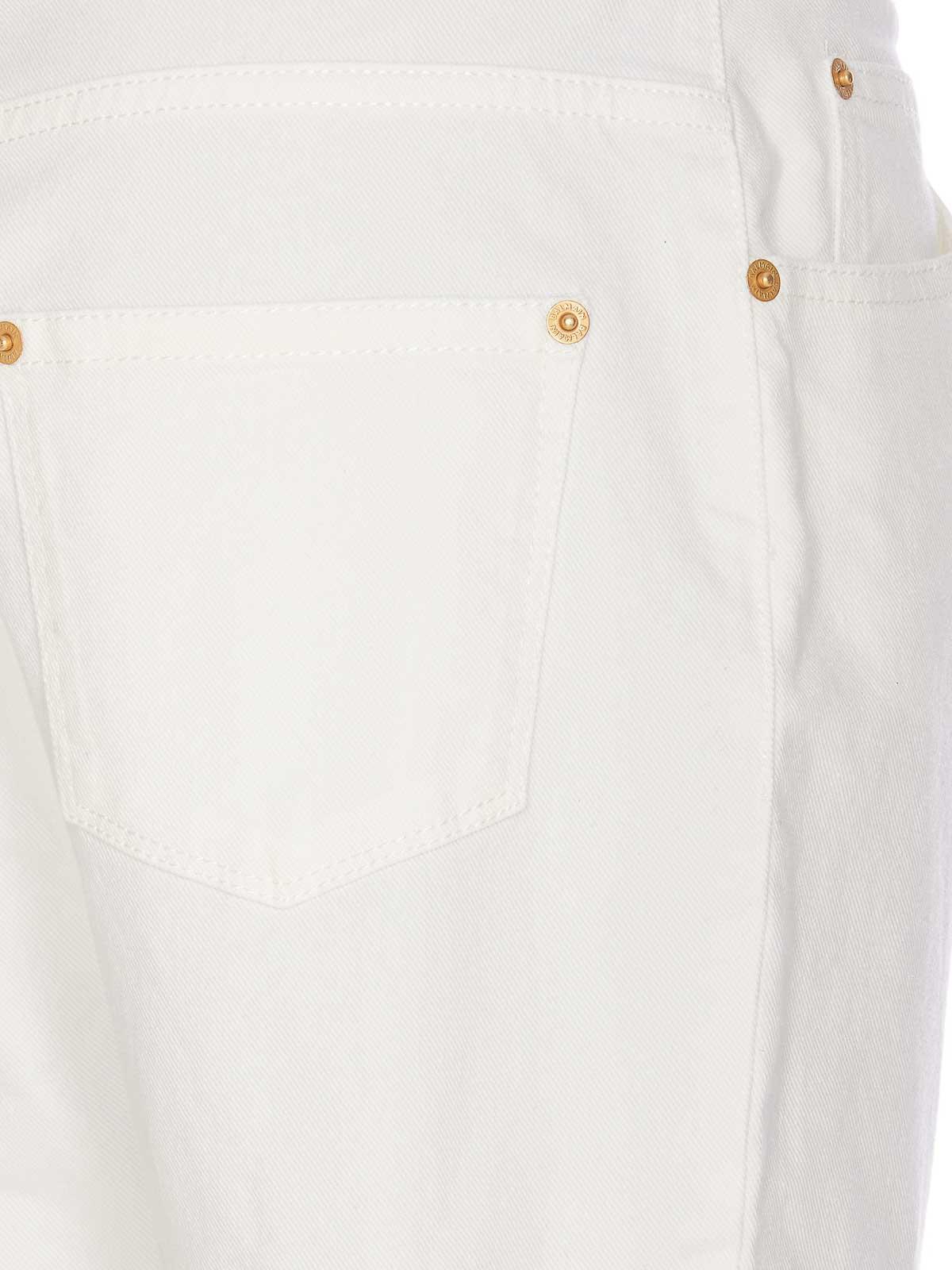 BALMAIN Classic Jeans In White Product Image