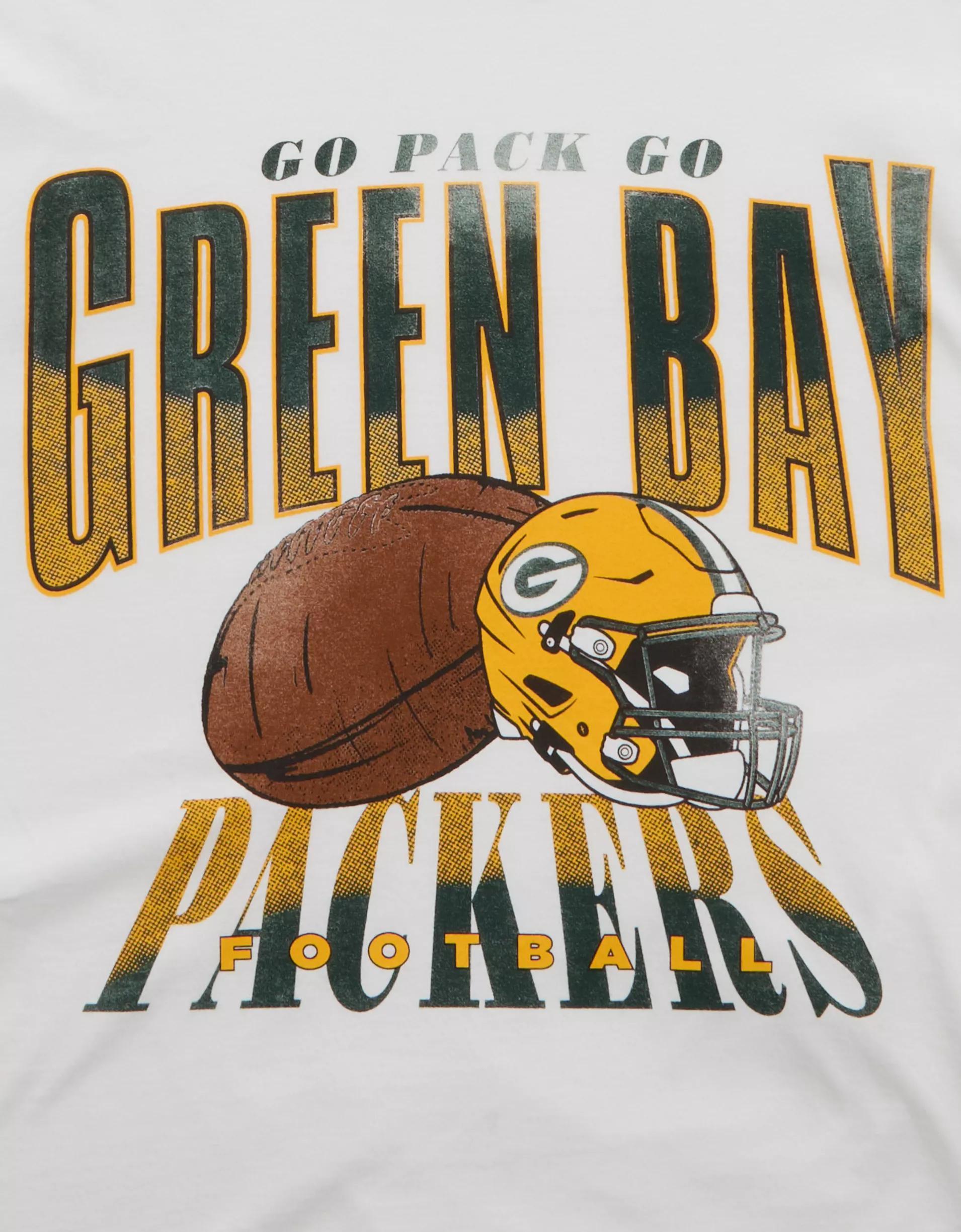 AE Boxy NFL Green Bay Packers Graphic T-Shirt Product Image