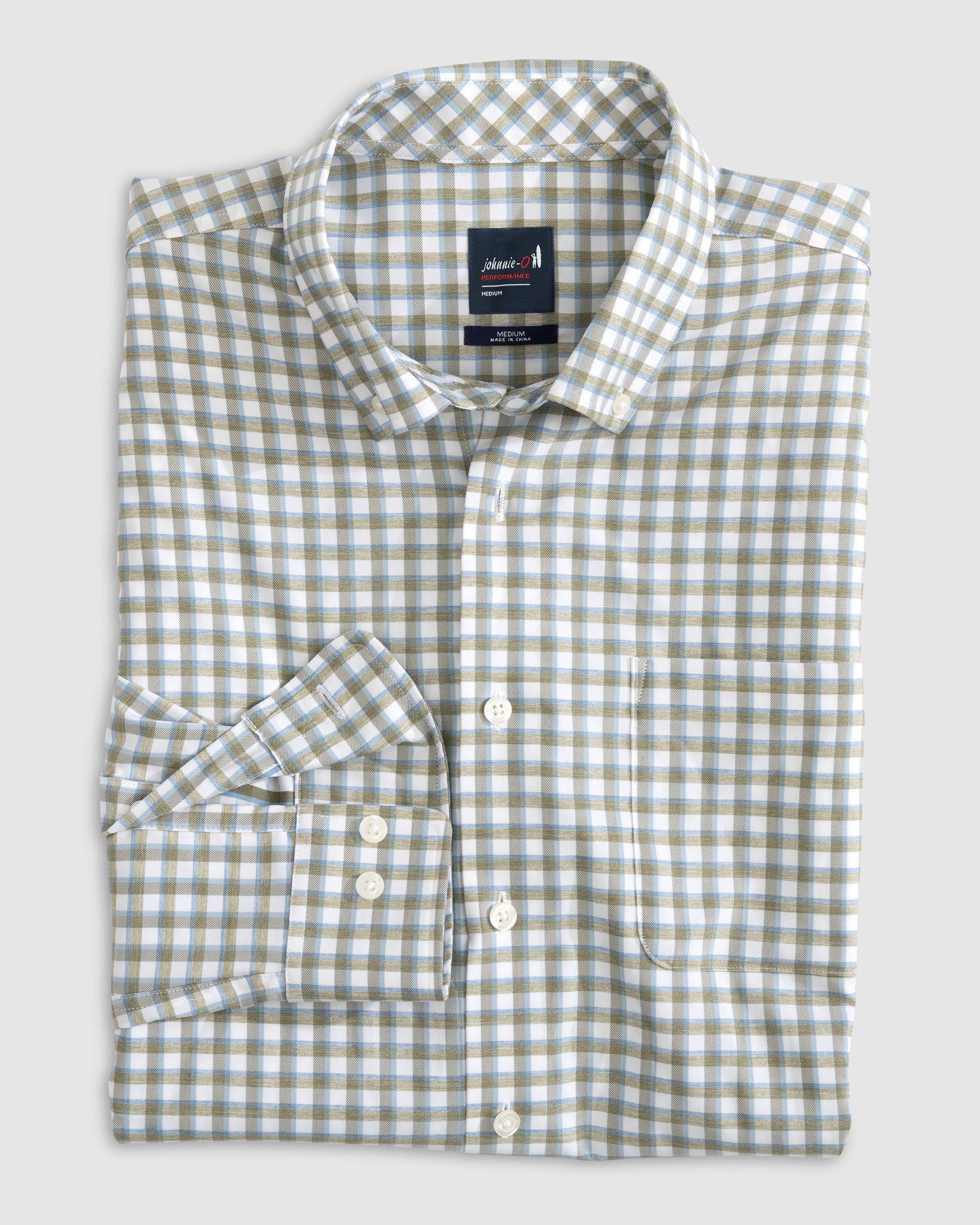 Performance Button Up Shirt - Mead Male Product Image