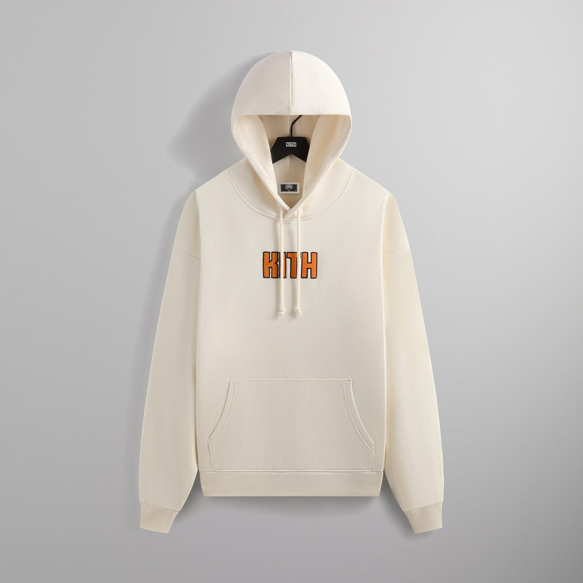 Kith for the New York Knicks Wingman Vintage Nelson Hoodie - Sandrift Male Product Image