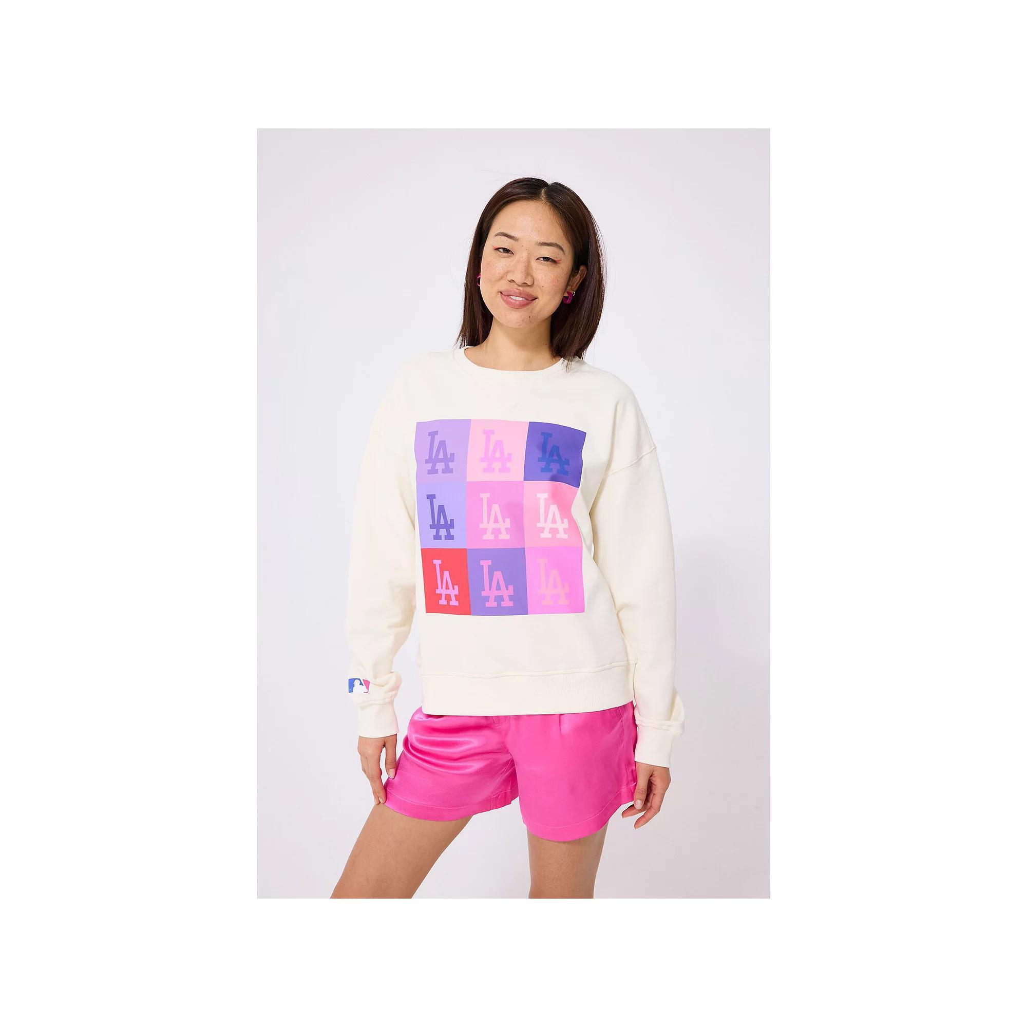 Women's Terez Cream Los Angeles Dodgers Technicolor Over Product Image