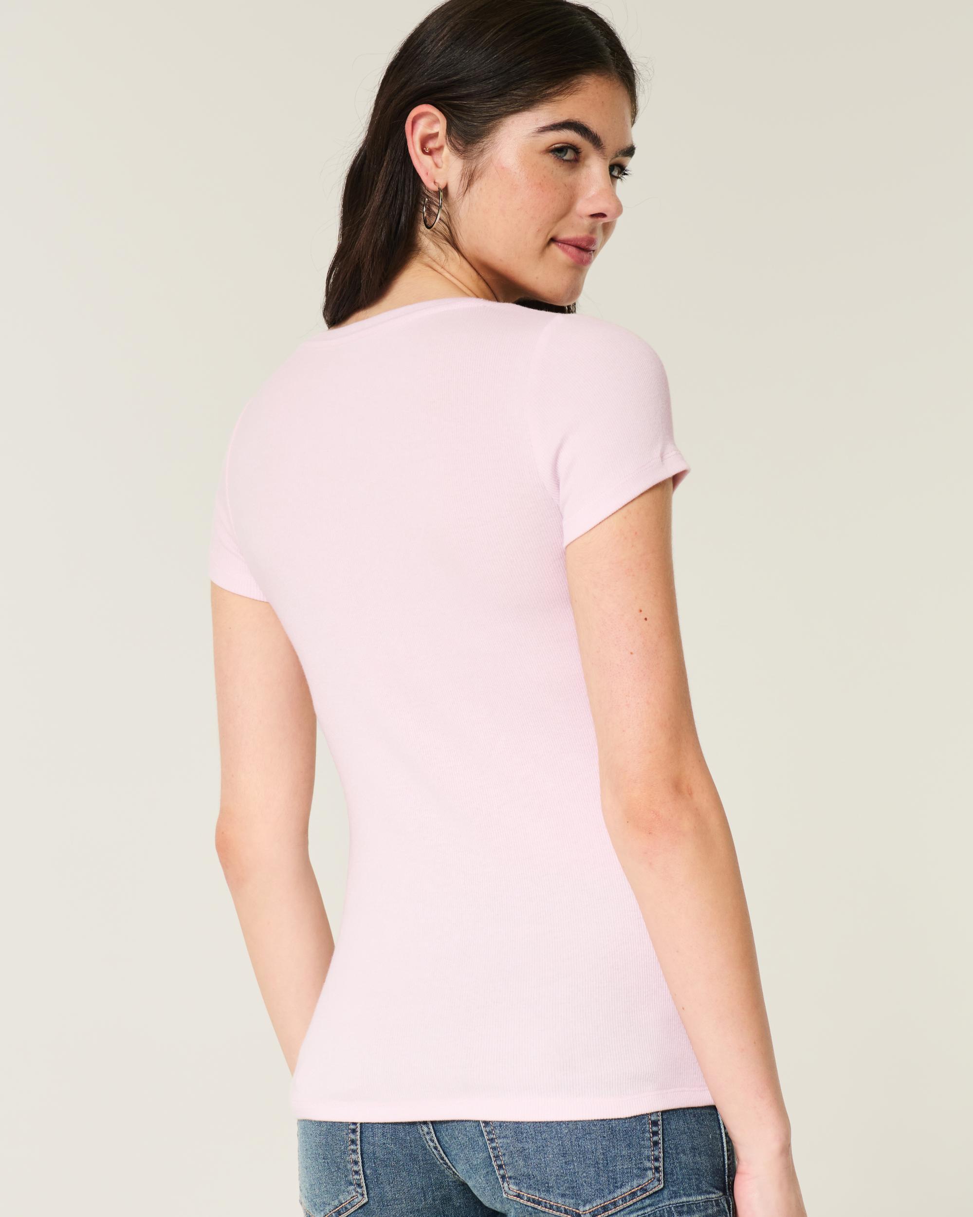 Short-Sleeve Henley Product Image