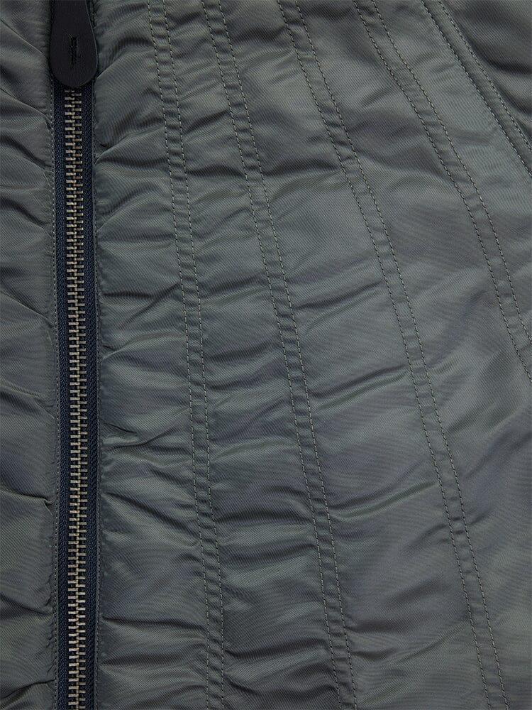 WOMEN'S MA-1 SHIRRING BOMBER JACKET Product Image