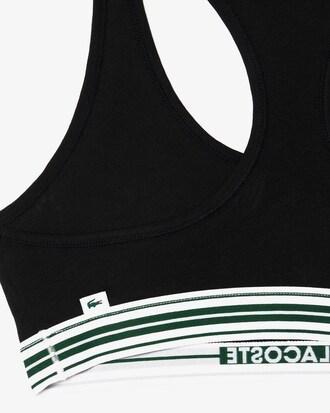 Contrast Band Stretch Cotton Bralette Product Image