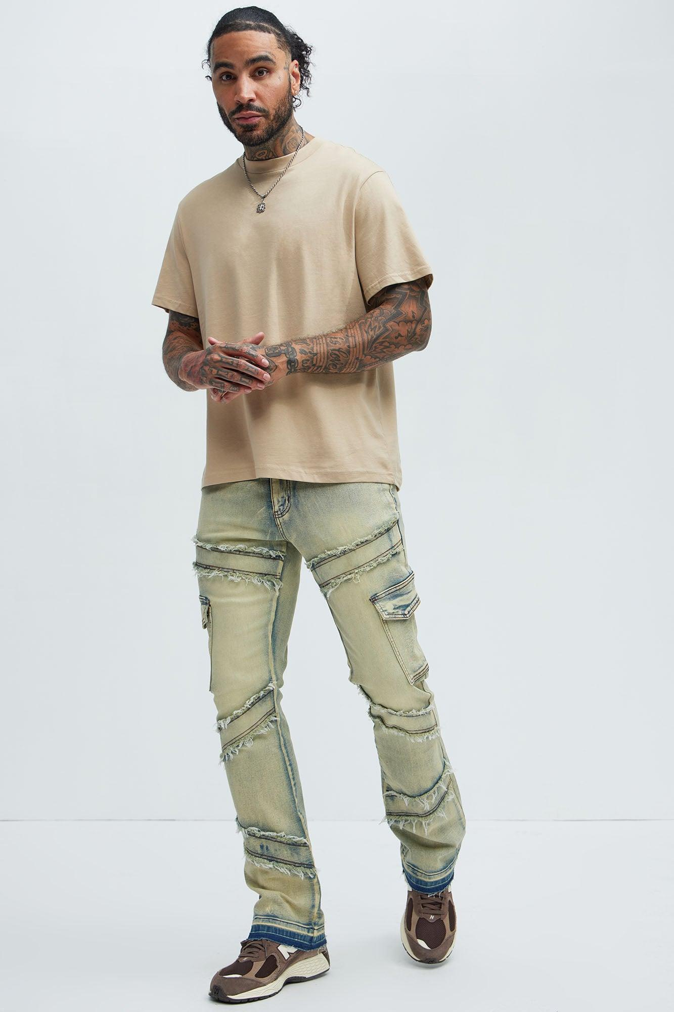 Essential Short Sleeve Crew Tee - Tan Product Image