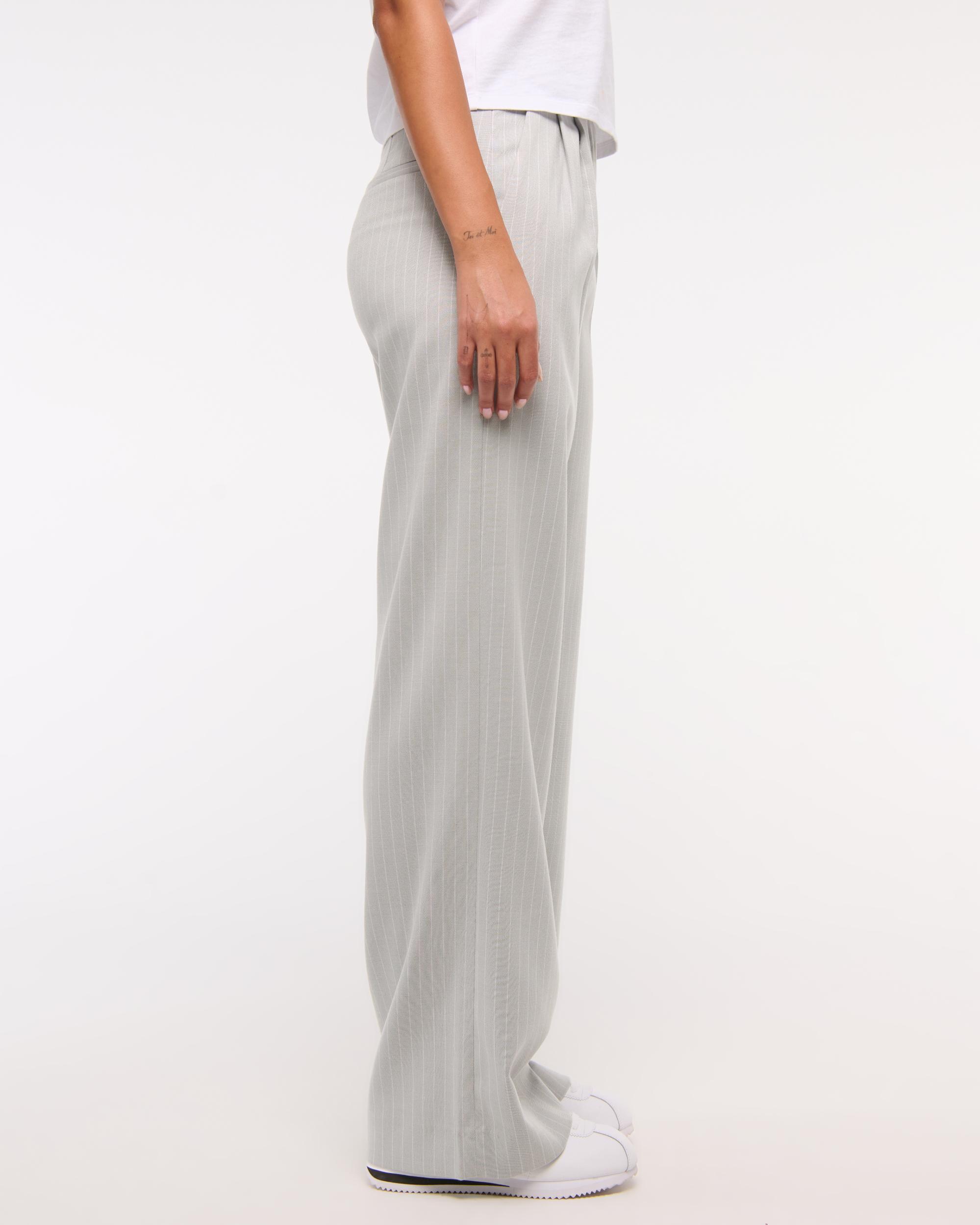A&F Sloane Tailored Wide Leg Pant Product Image