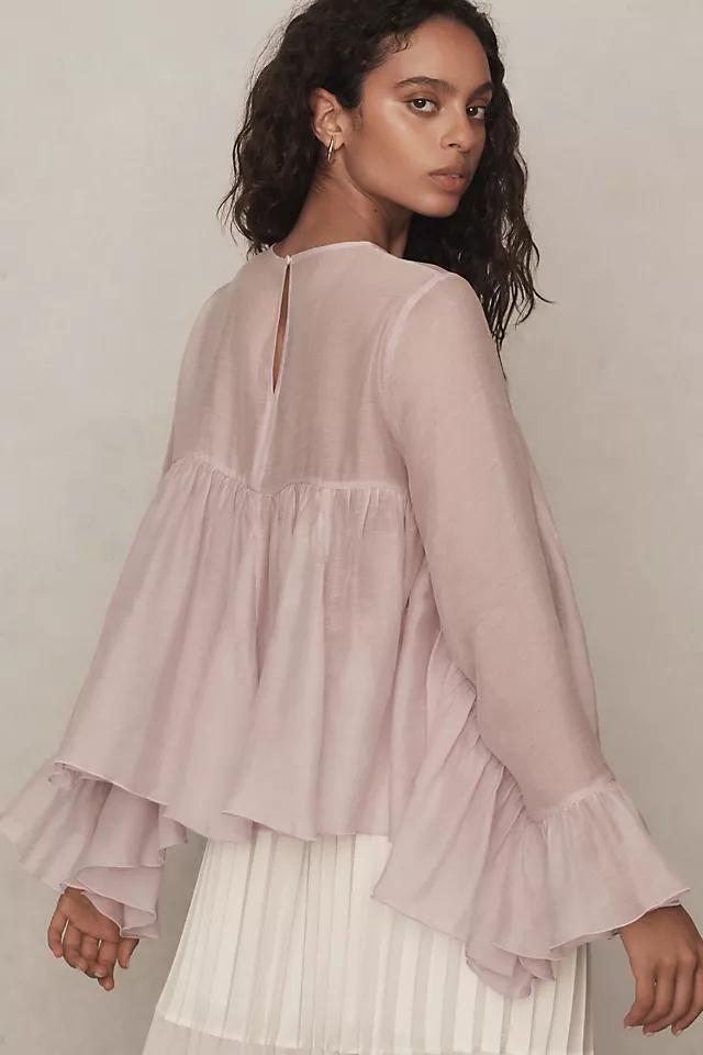 By Anthropologie Godet Babydoll Blouse Product Image