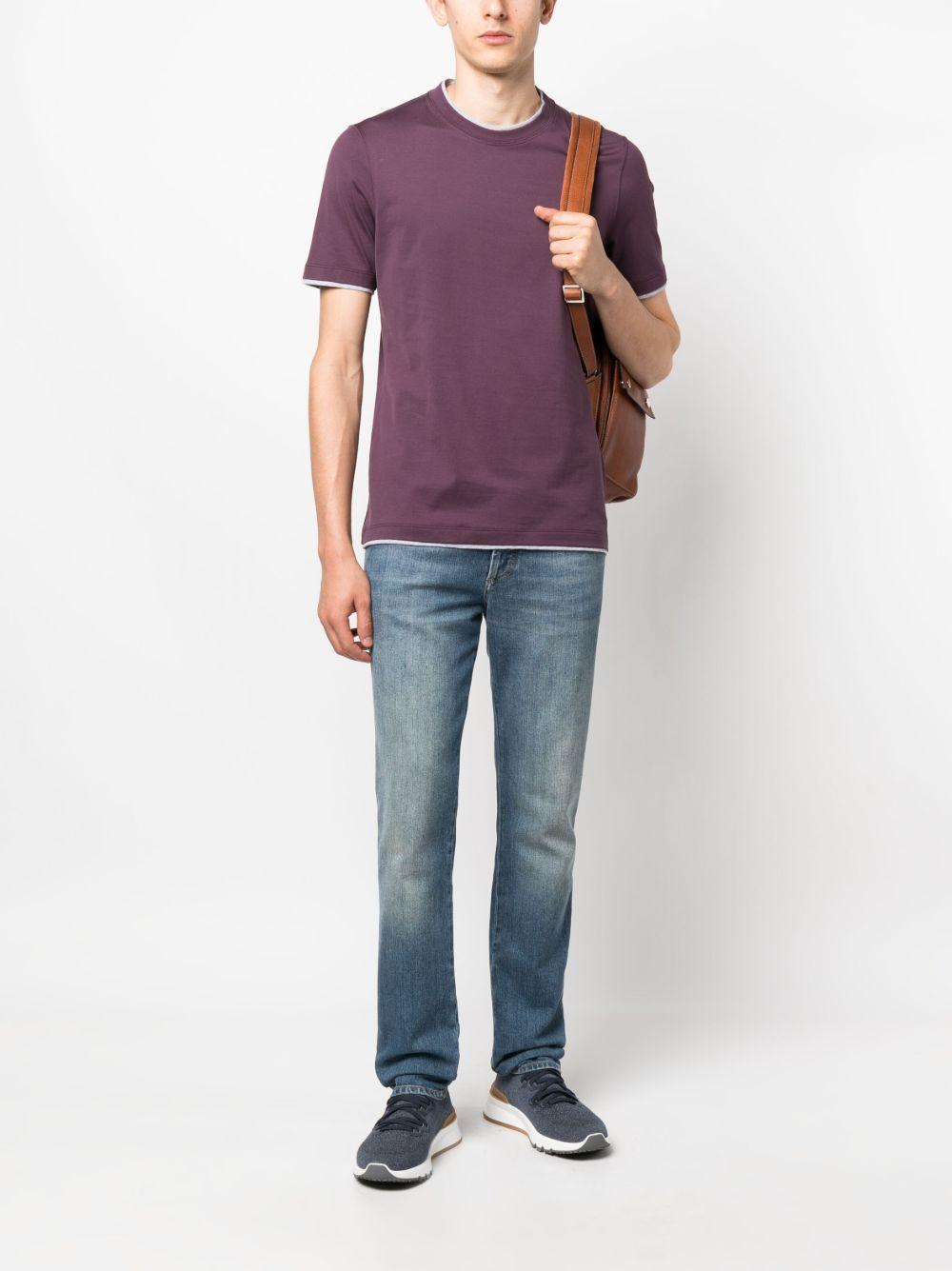 crew-neck cotton T-shirt Product Image