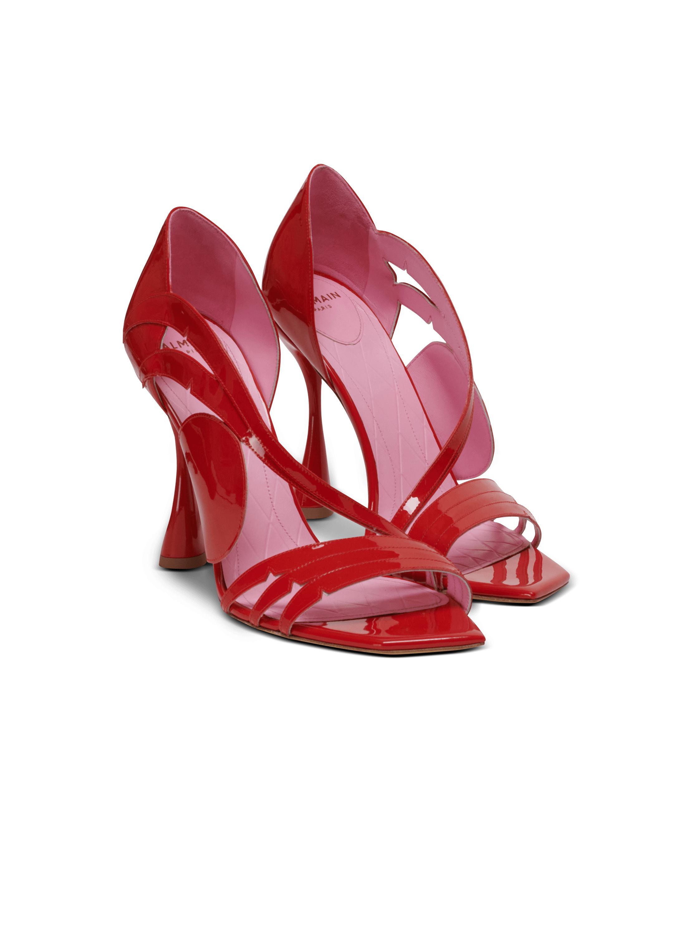 Heeled Eden sandals in patent leather Product Image