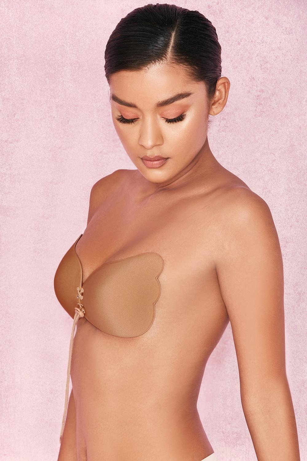 Ultra Push Up Invisible Bra - Caramel Product Image