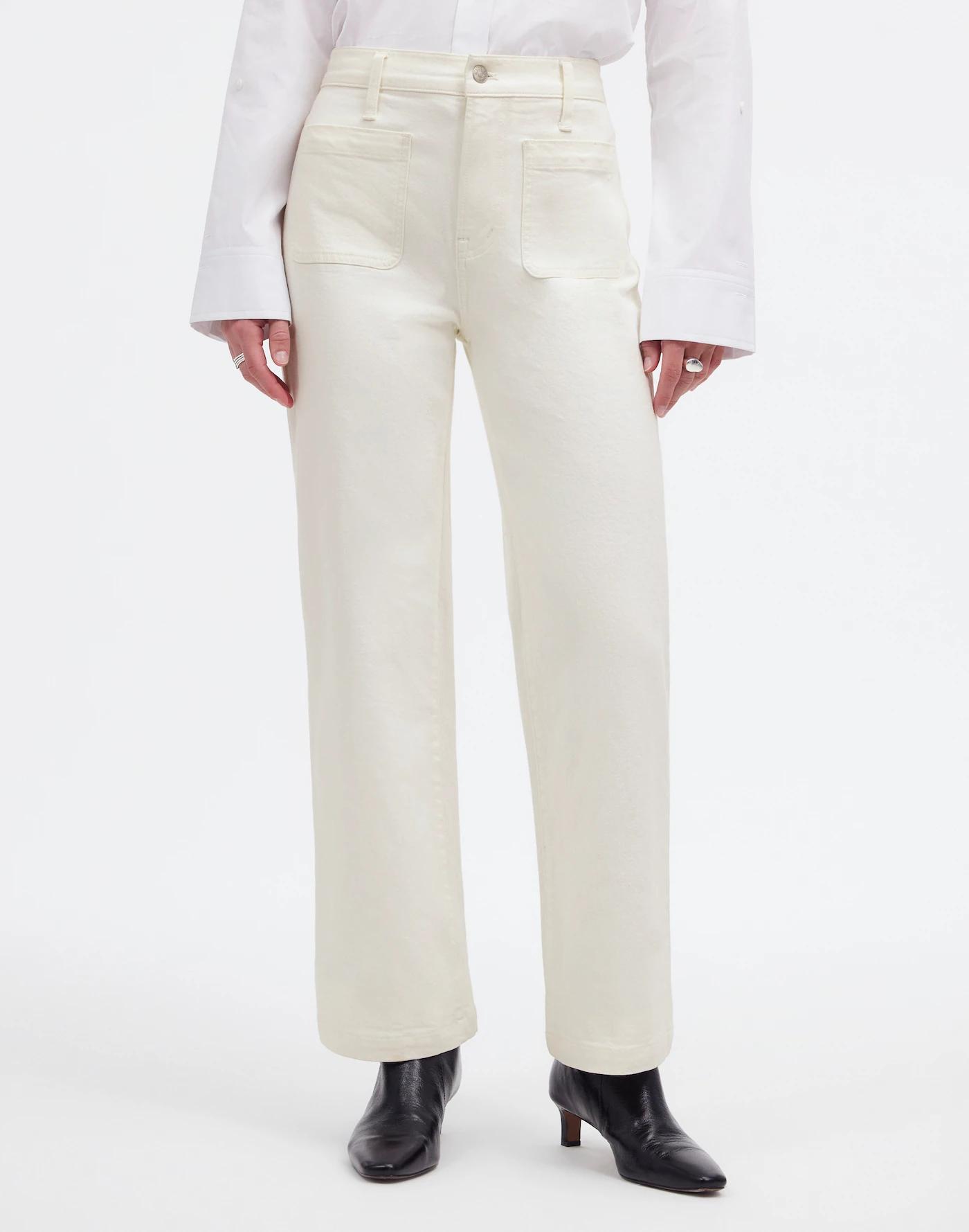 The Emmett Wide-Leg Full Length Jean: Patch Pocket Edition Product Image