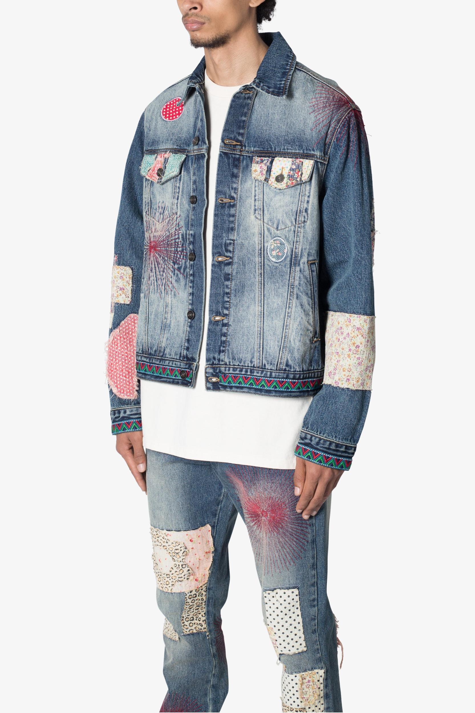 Rugged Trucker Jacket - Blue Product Image