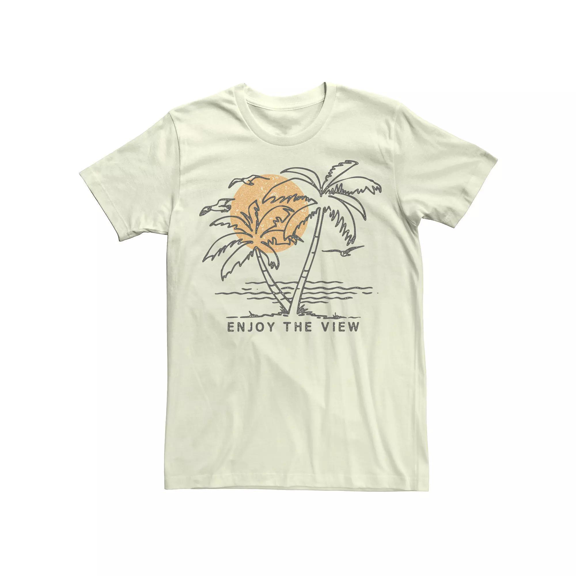 Men's Enjoy the View Beach Graphic Tee,  Product Image