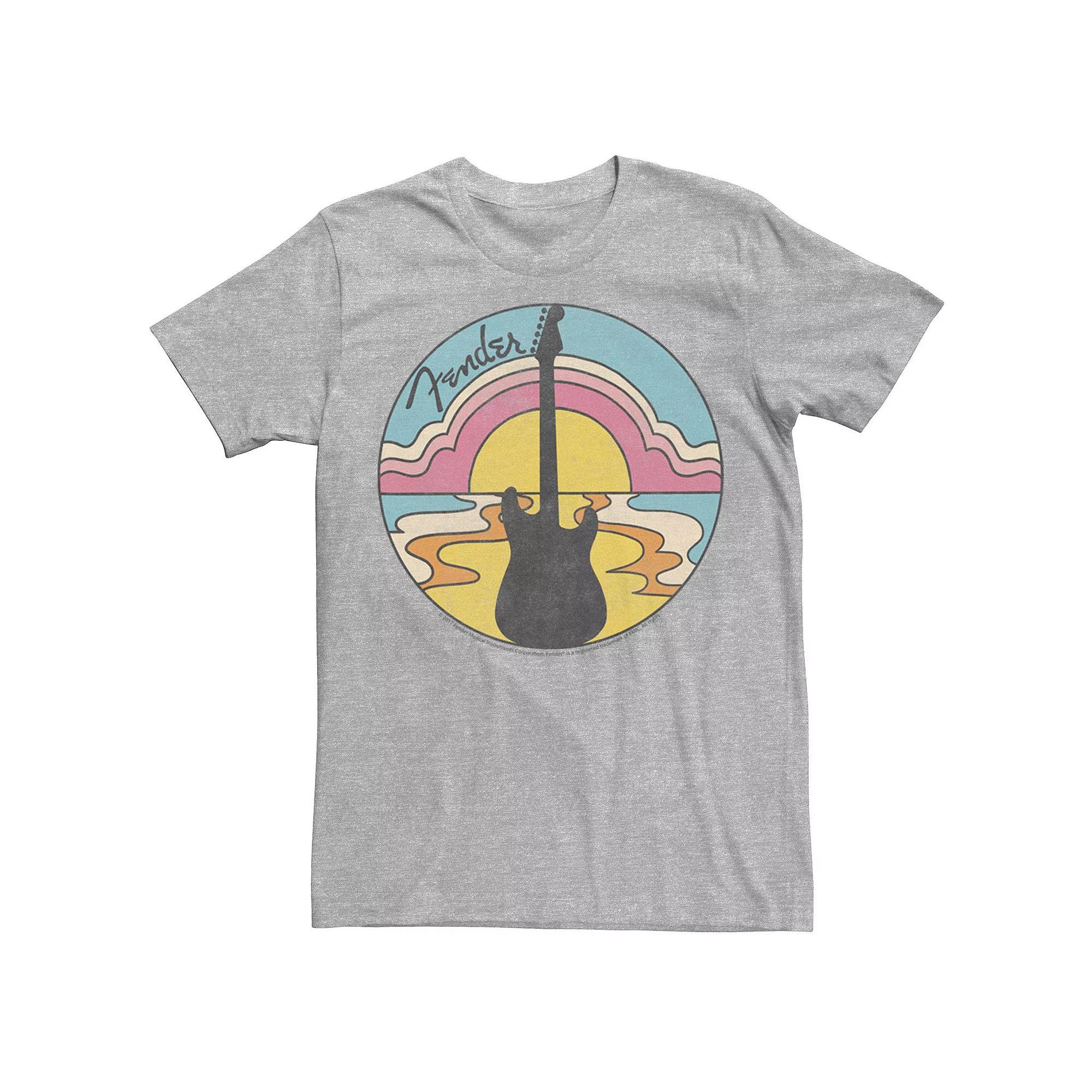 Men's Fender Groovy Sunset Logo Graphic Tee,  Product Image