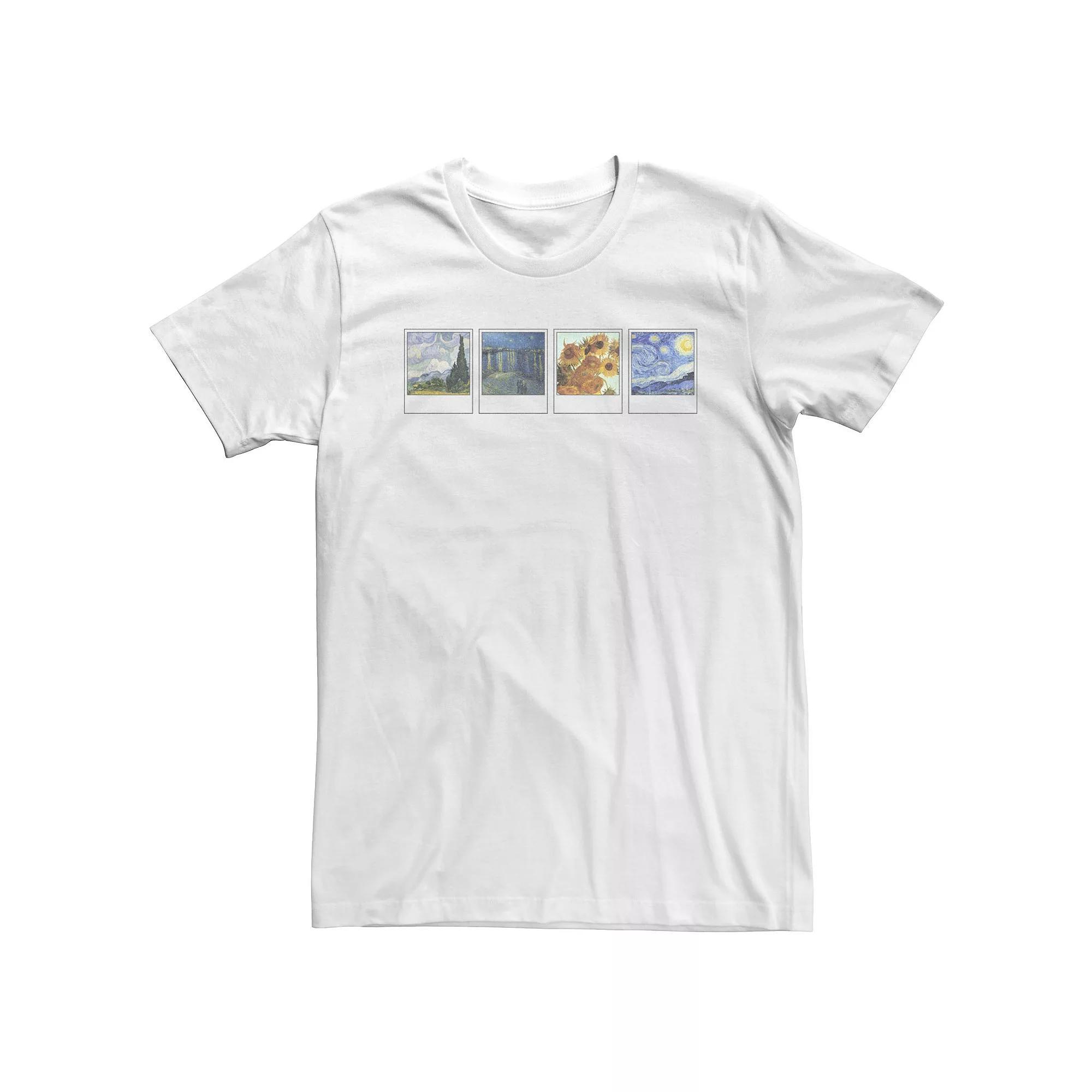Big & Tall Trendy Vincent van Gogh Polaroids Tee, Men's,  Product Image