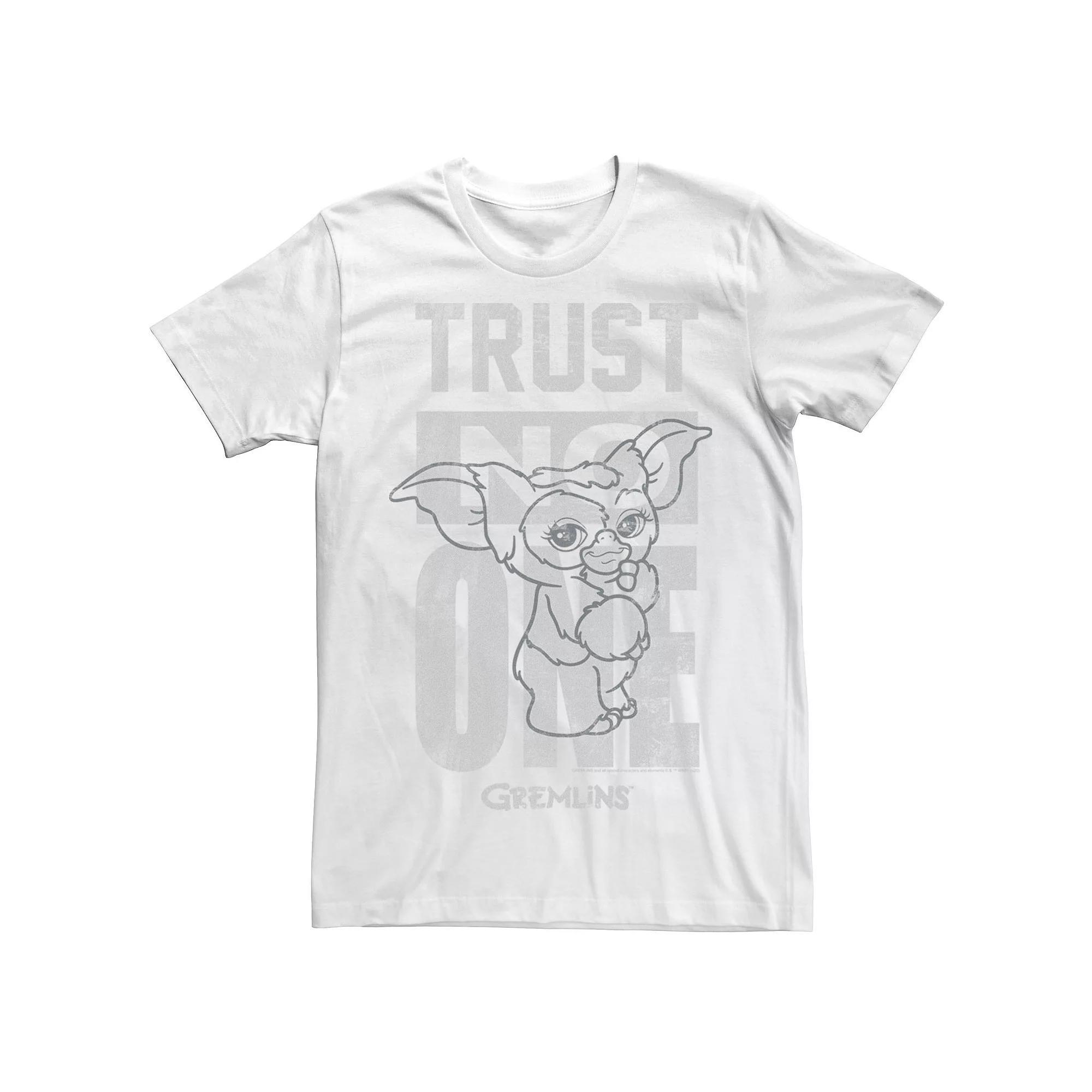 Men's Gremlins Gizmo Trust No One Tee, Size: XXL, White Product Image