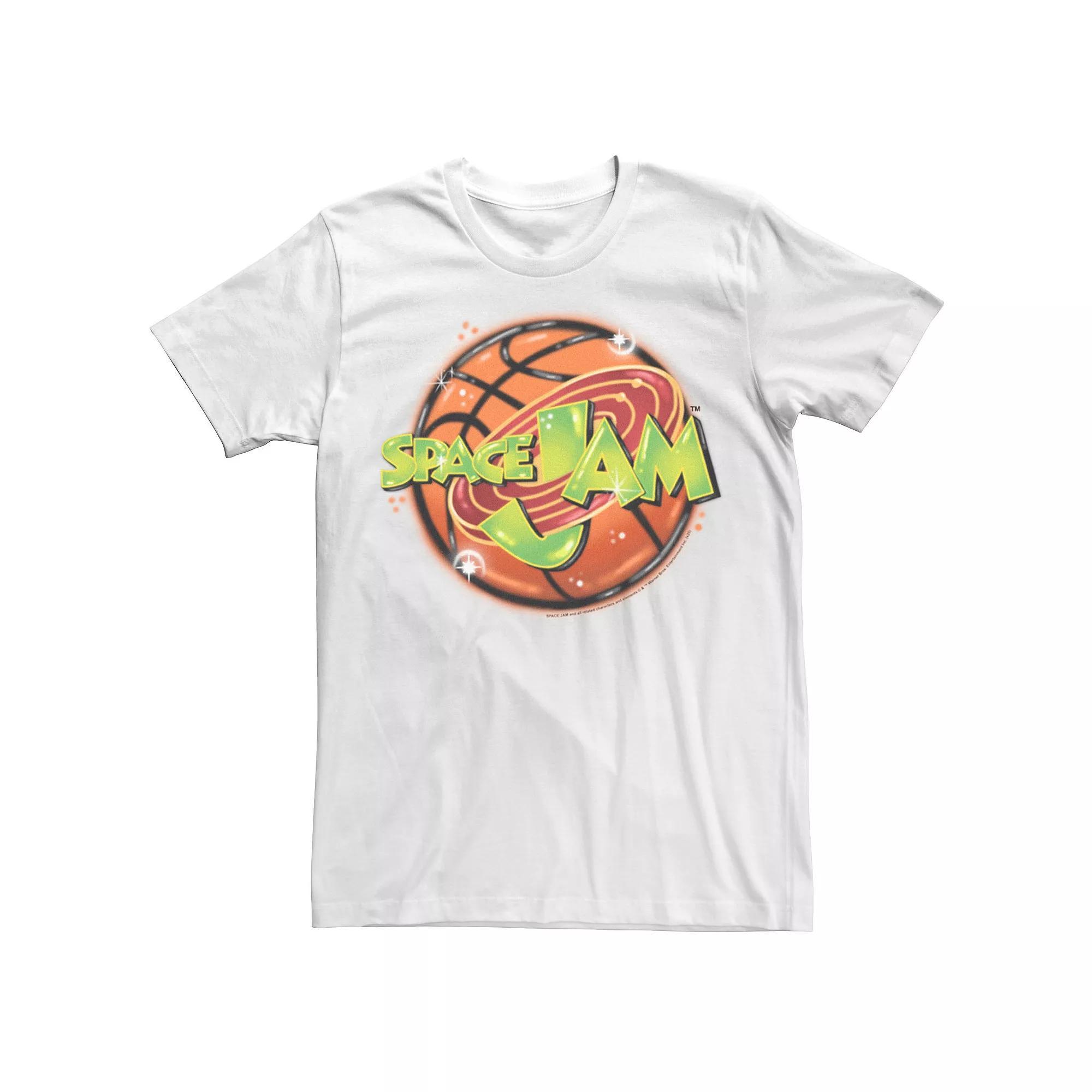 Men's Space Jam Airbrushed Logo Tee,  Product Image