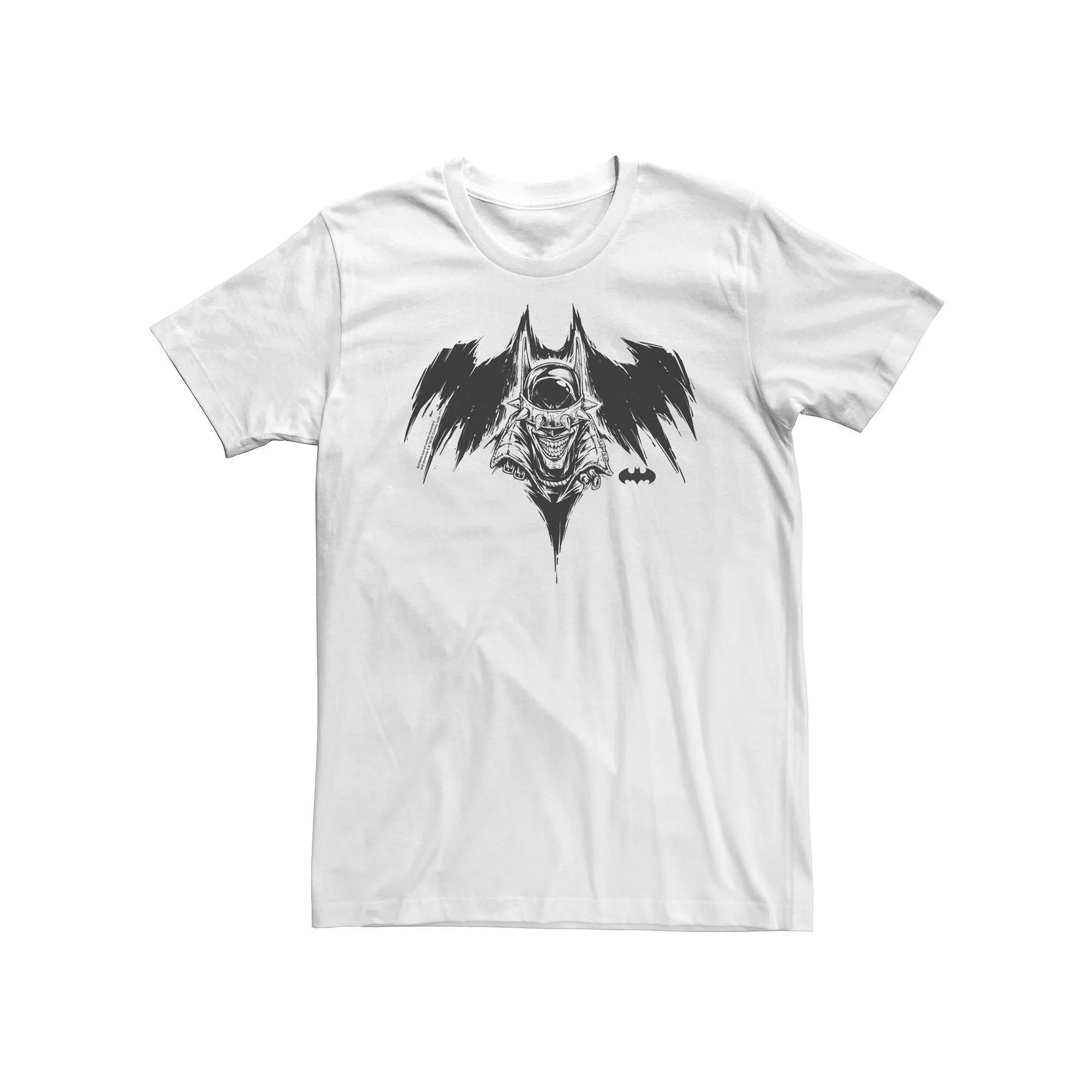 Big & Tall DC FanDome Batman Joker Logo Tee, Men's, Size: 3XL, White Product Image
