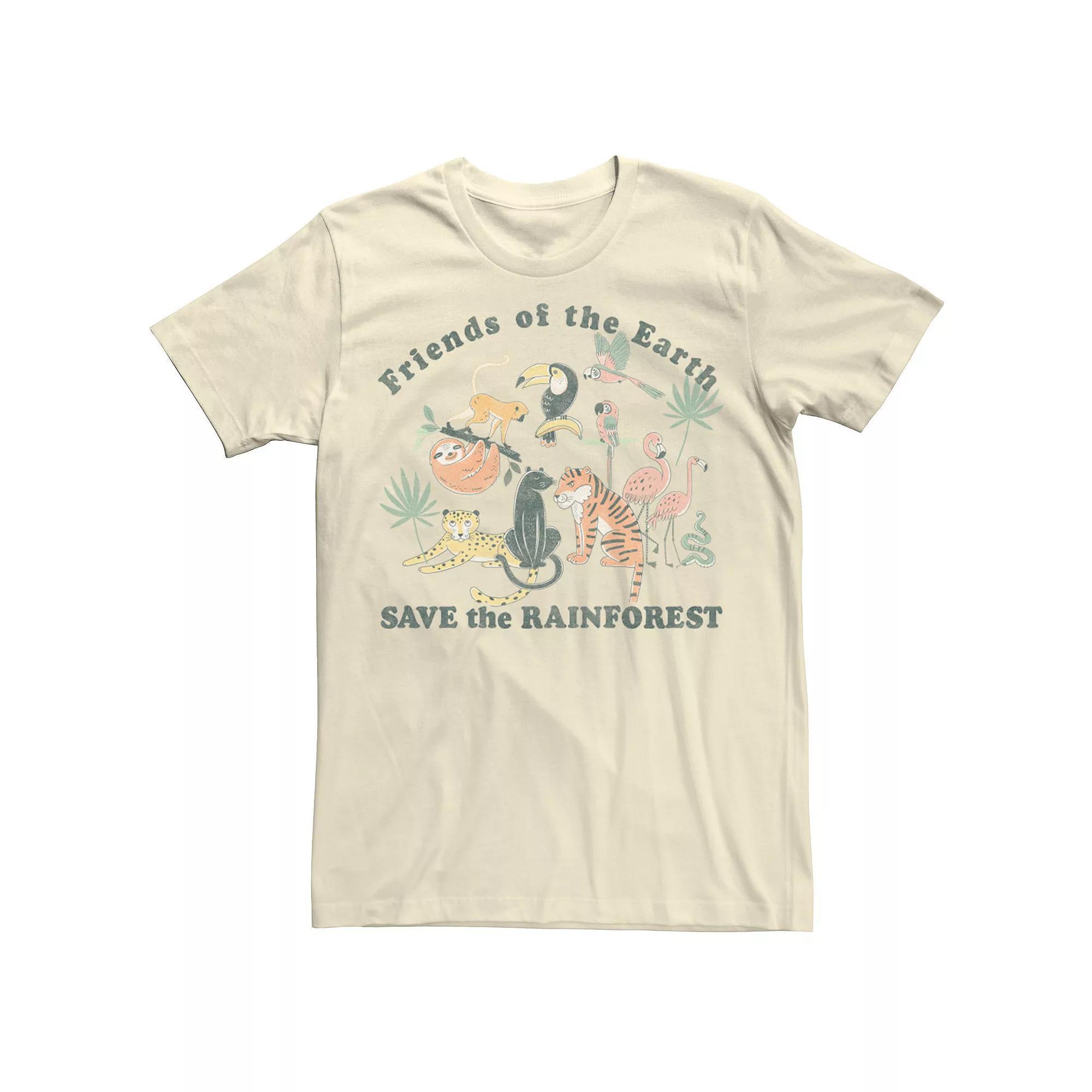 Men's Fifth Sun Save The Rainforest Animal Tee,  Product Image