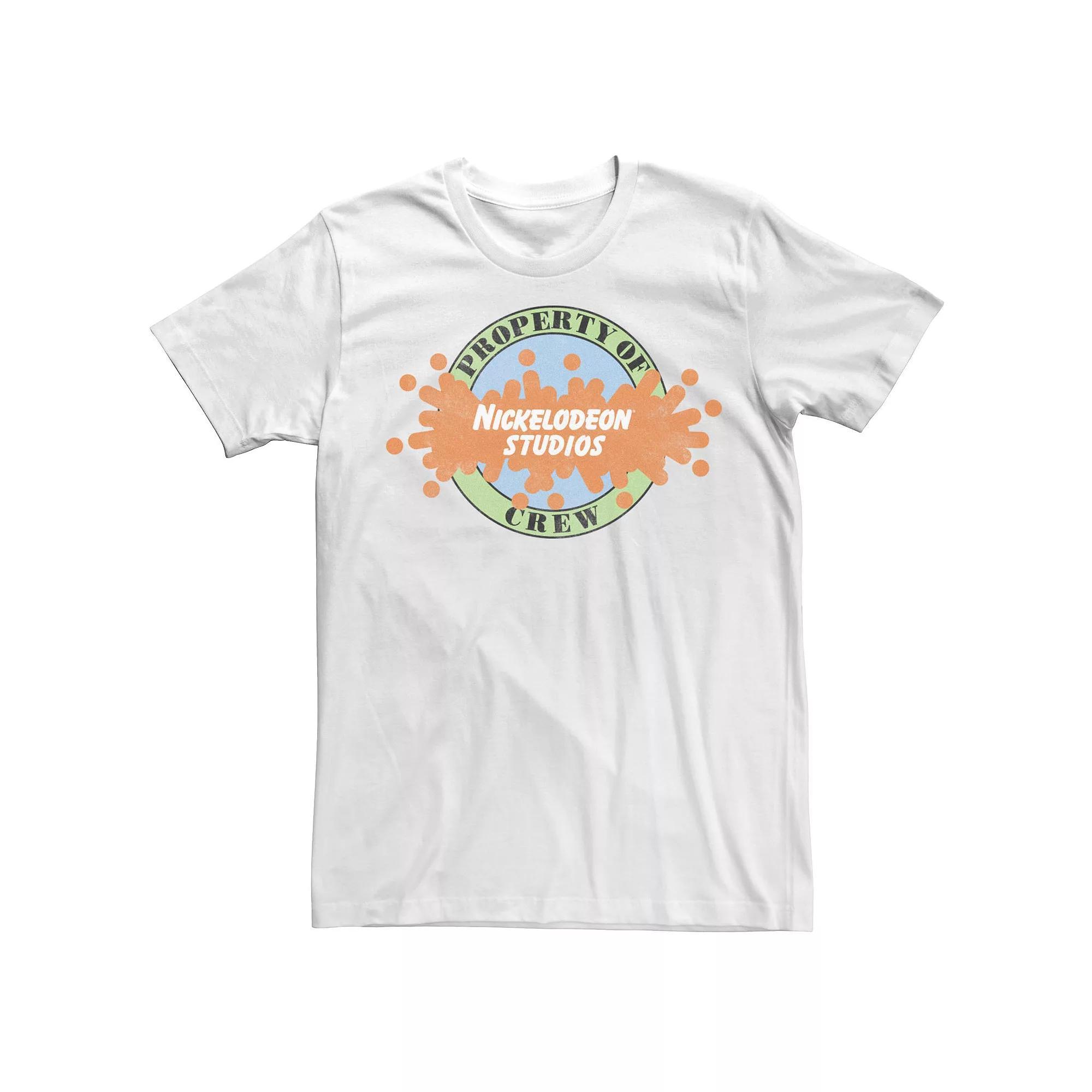 Men's Property Of Nickelodeon Studios Crew Tee, Size: Medium, White Product Image
