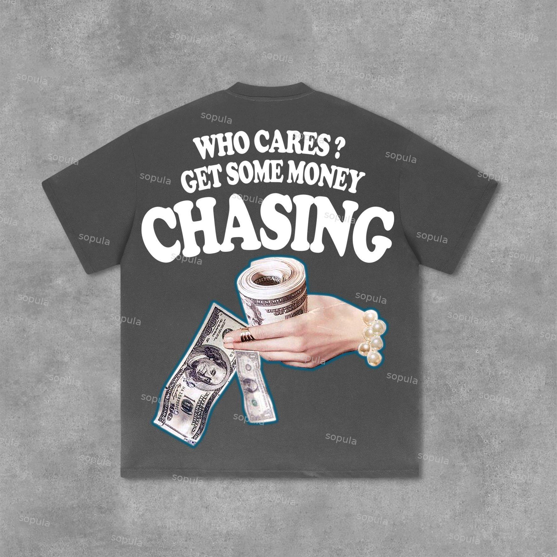 Sopula Chasing Money Graphic Print Cotton Street T-Shirt Product Image