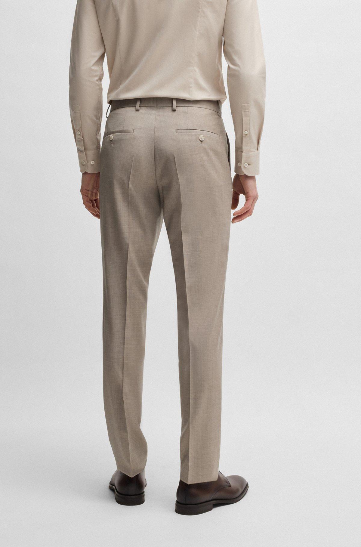 Slim-fit suit in virgin wool Product Image